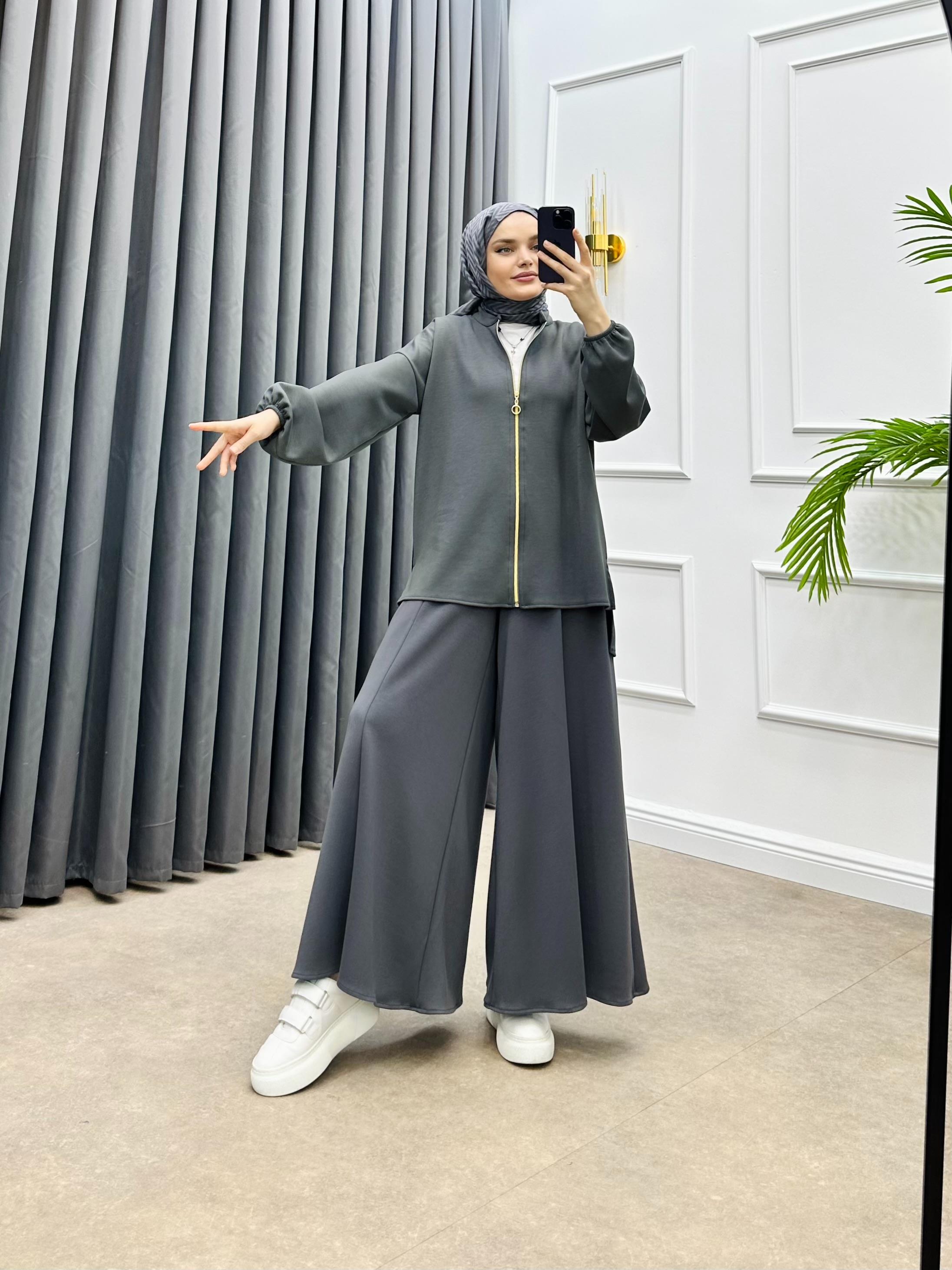 FERMUARLI GENİŞ PAÇA OYSHO TAKIM FÜME