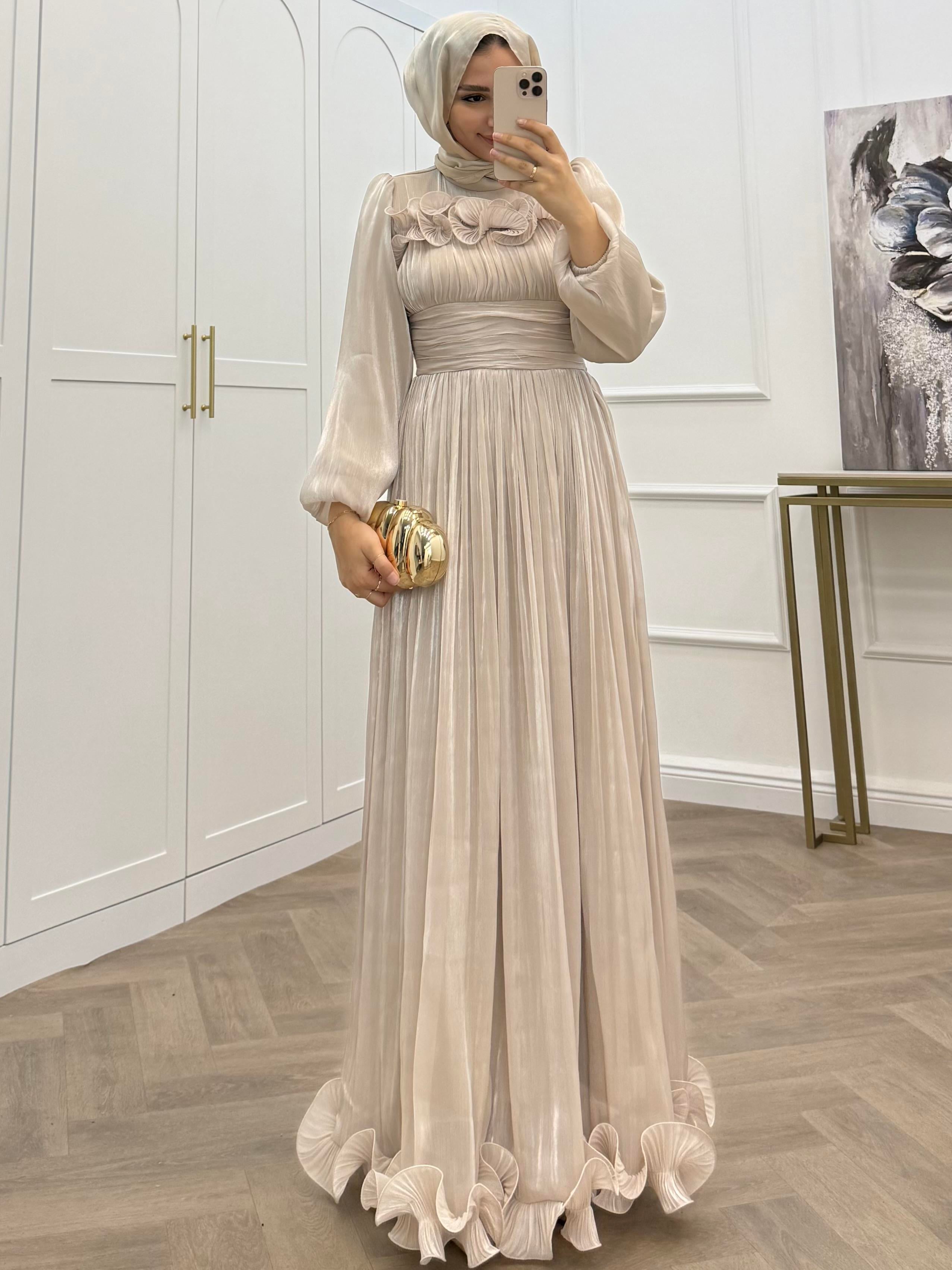 FIRFIRLI JANJAN ABİYE BEYAZ