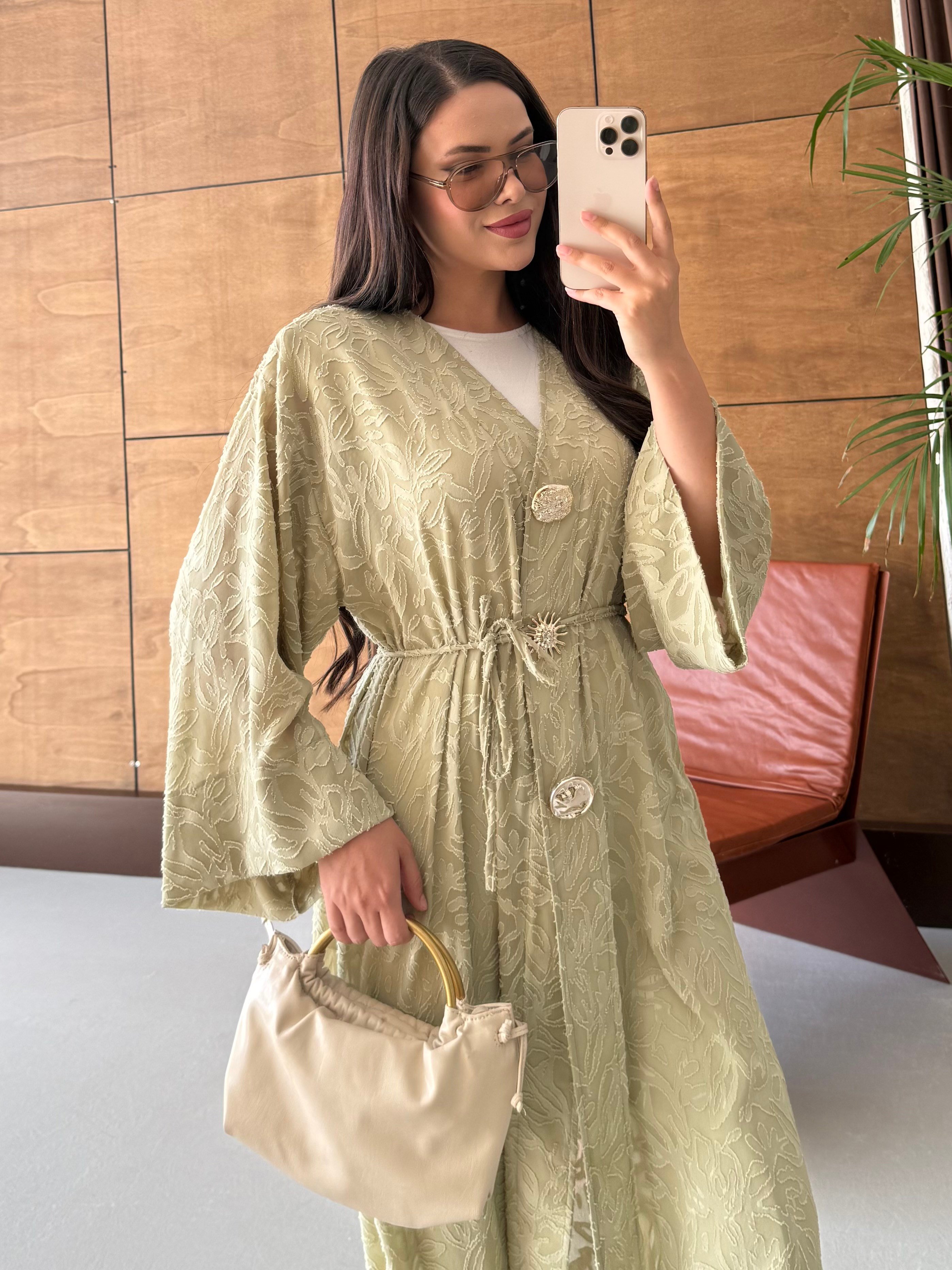 GOLD DÜĞMELİ KİMONO MİNT