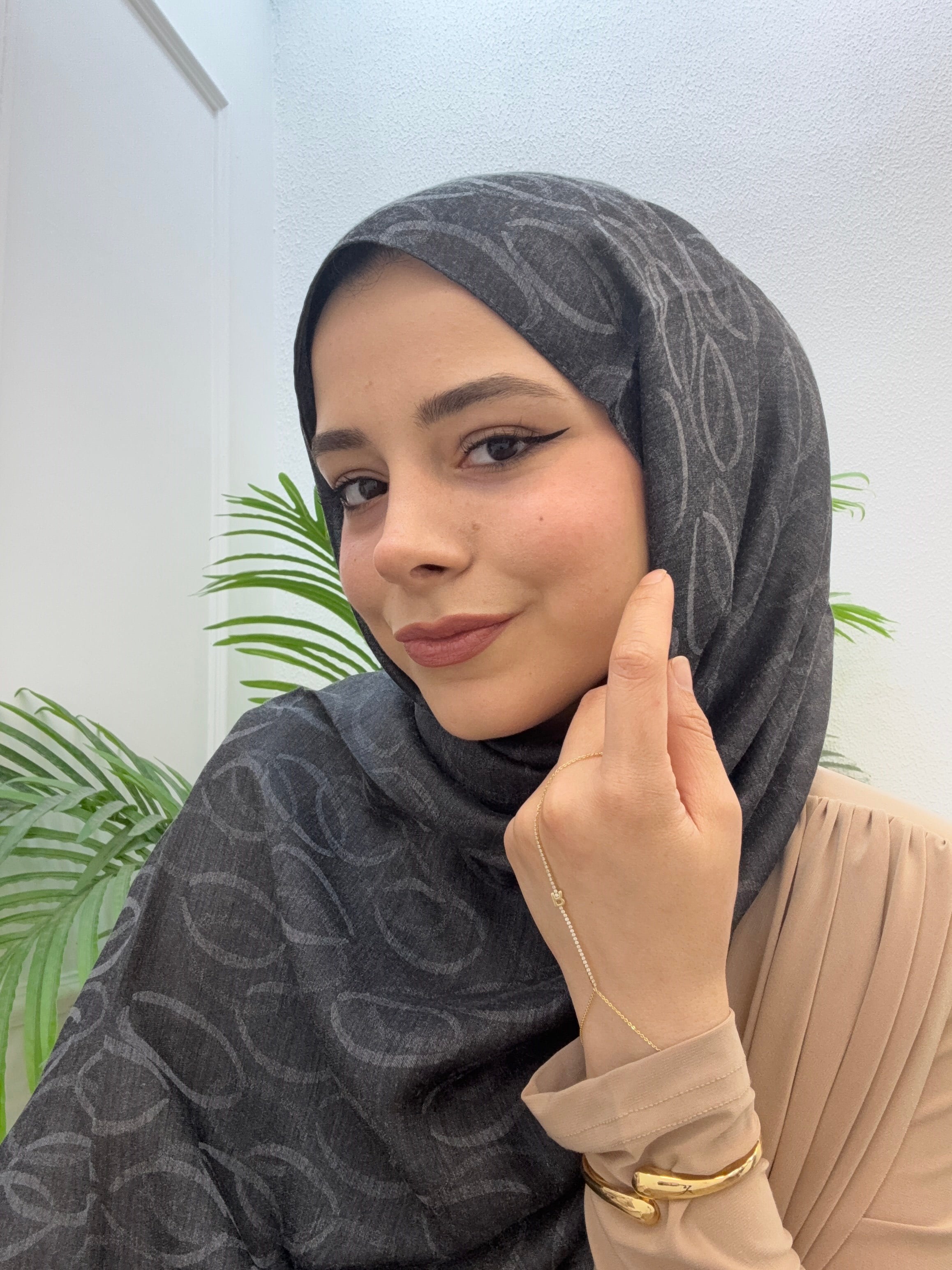 HELYA JAKAR ŞAL  SİYAH
