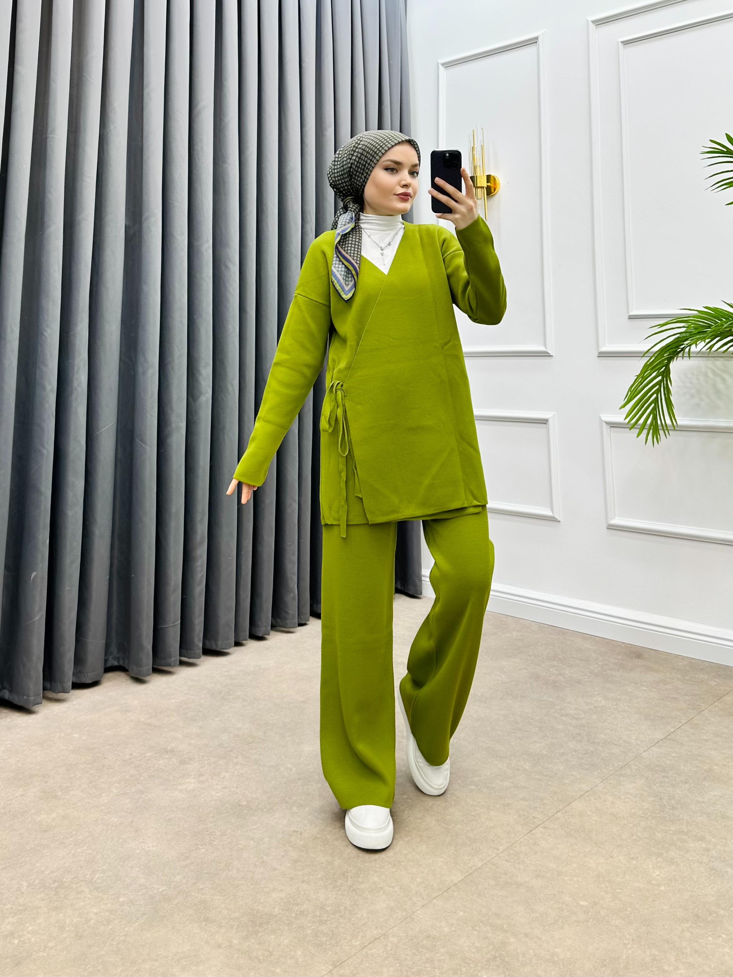 İPLİ TRİKO TAKIM YAĞ YEŞİLİ