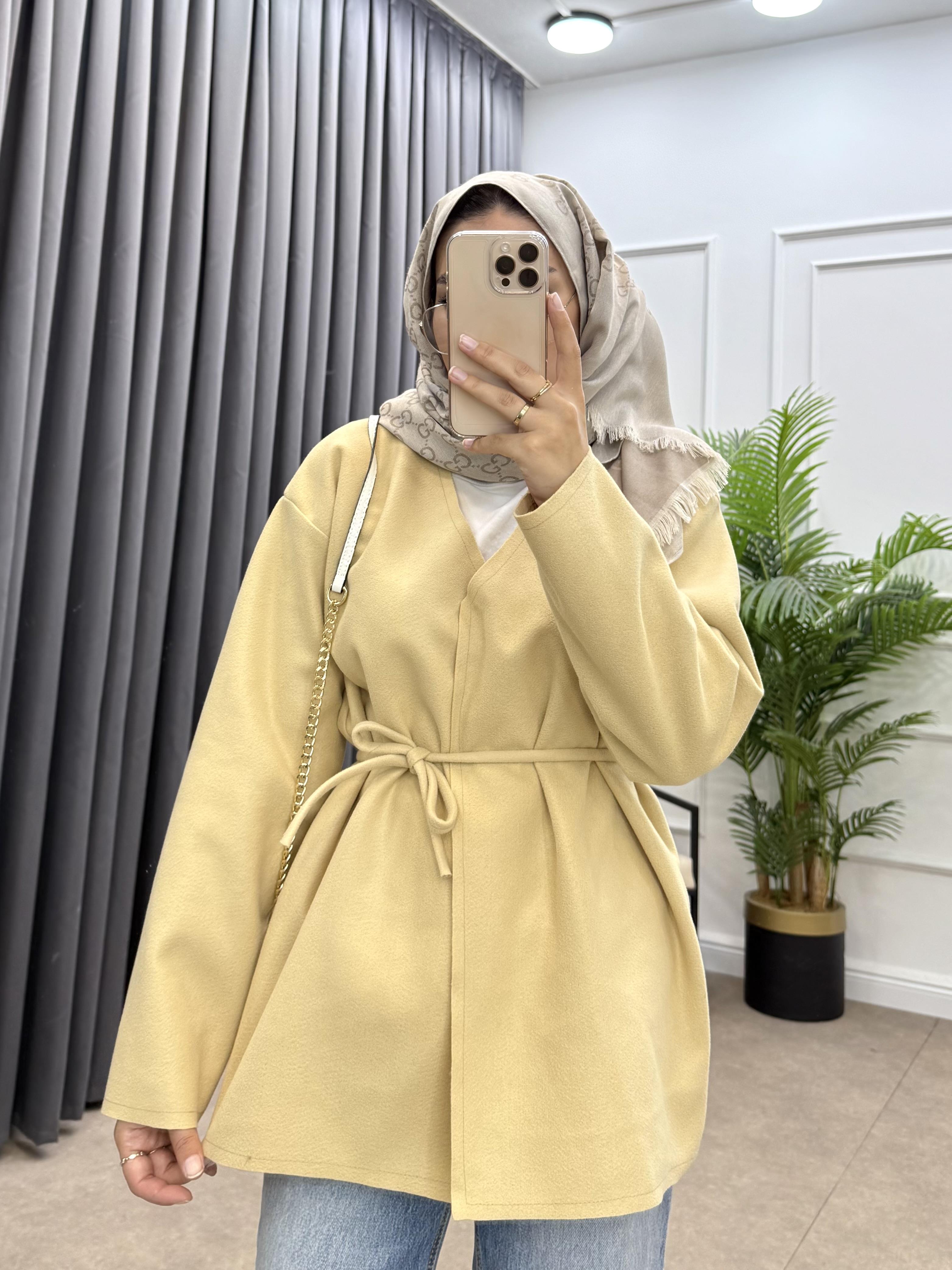 KEMERLİ KAŞE KAP BEJ