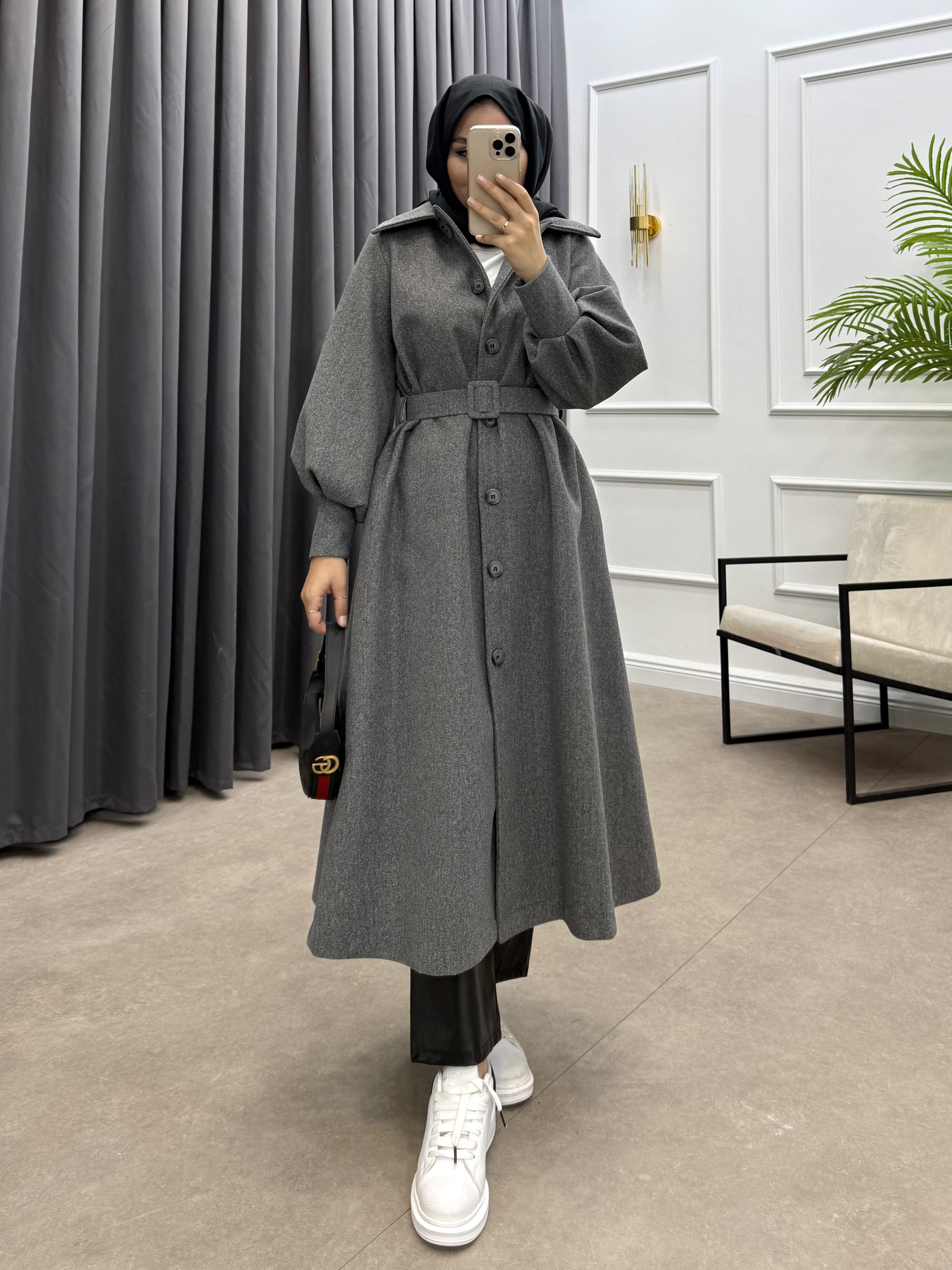 KOL FERMUARLI KAŞE KABAN FÜME