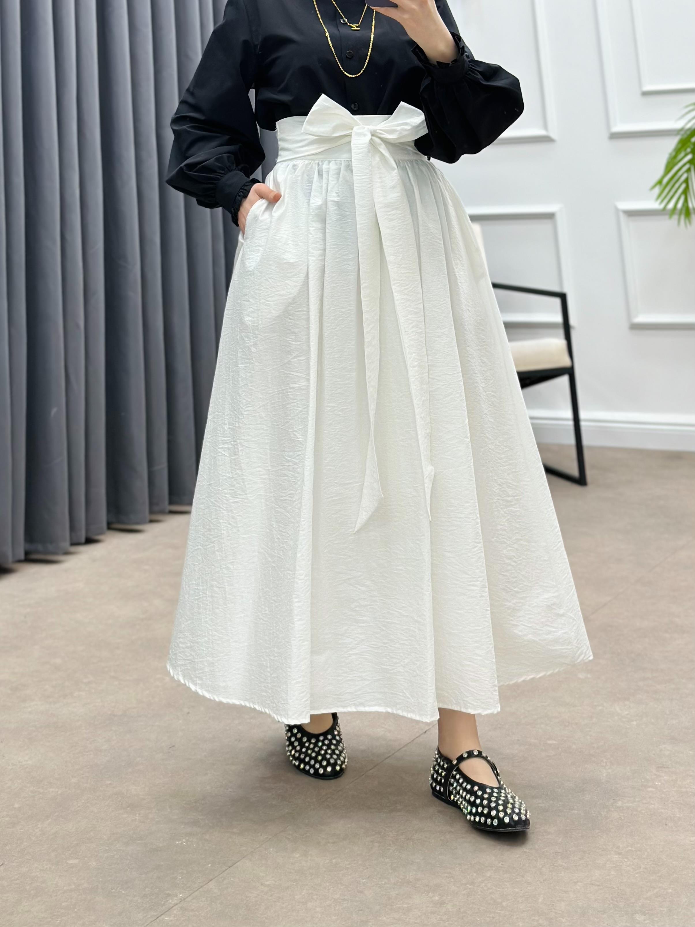 KURDELE DETAYLI PARAŞÜT EKRU