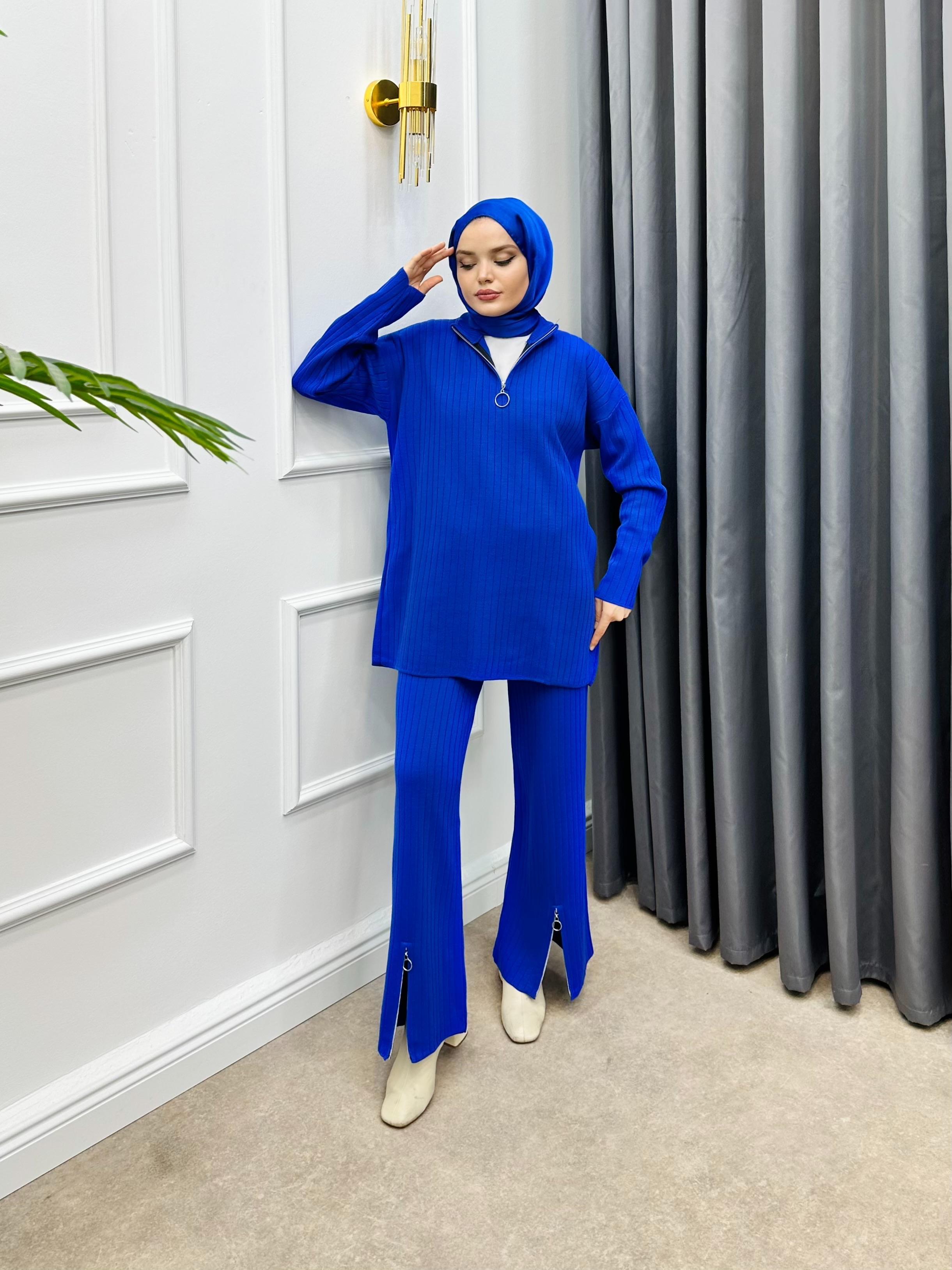 LENA TRİKO TAKIM SAKS