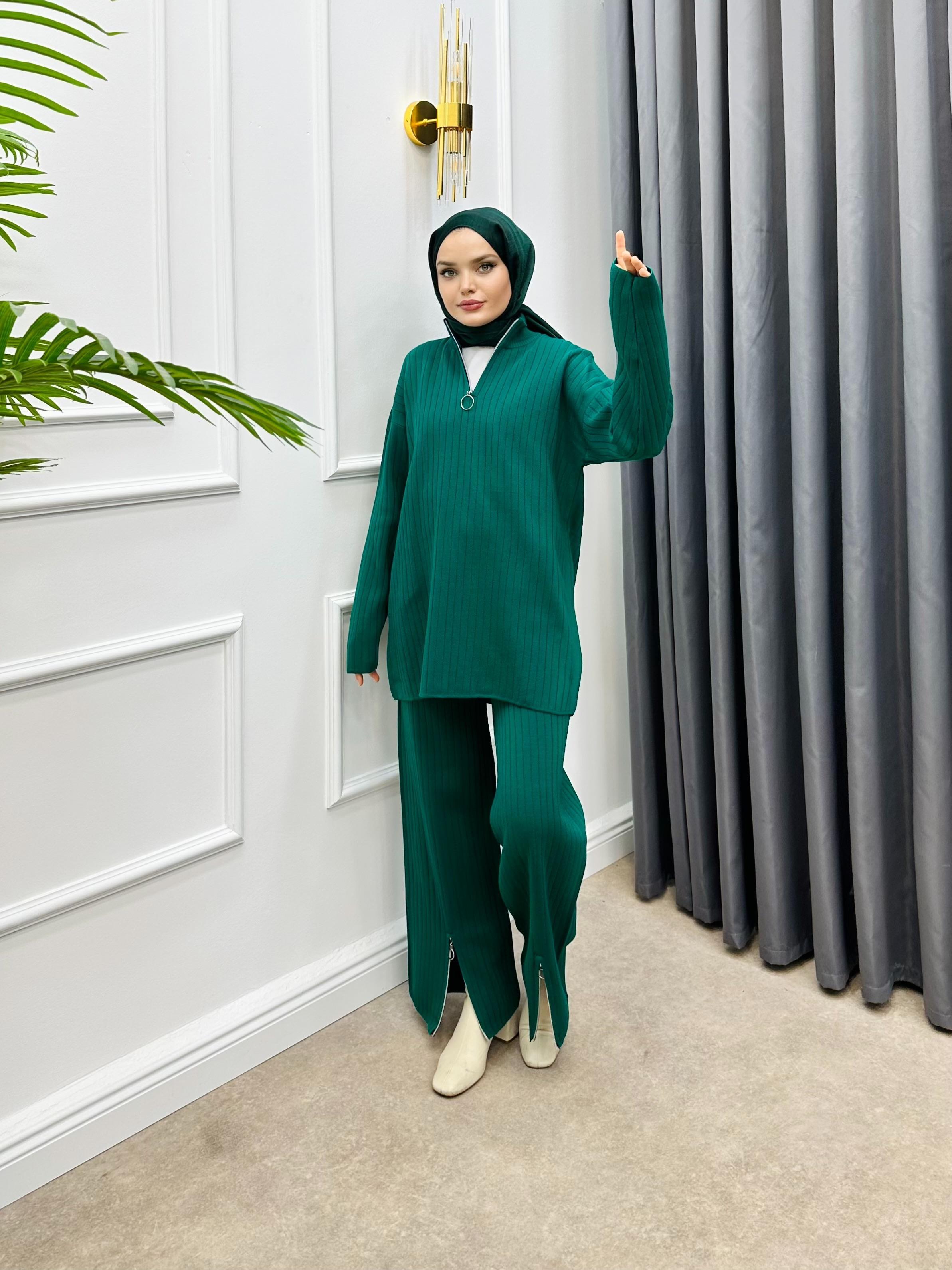 LENA TRİKO TAKIM ZÜMRÜT