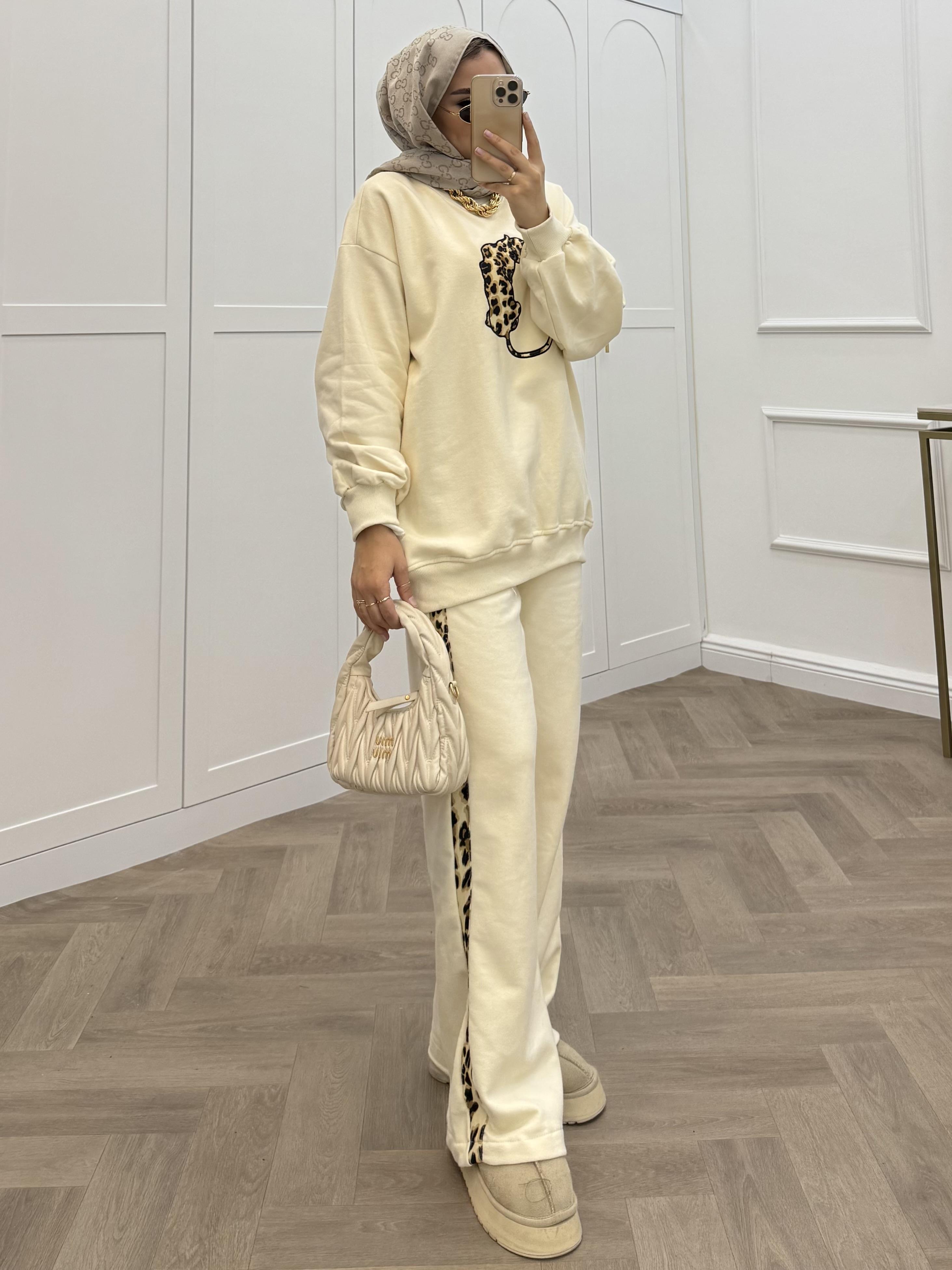 LEOPAR PANTOLONLU TAKIM TAŞ