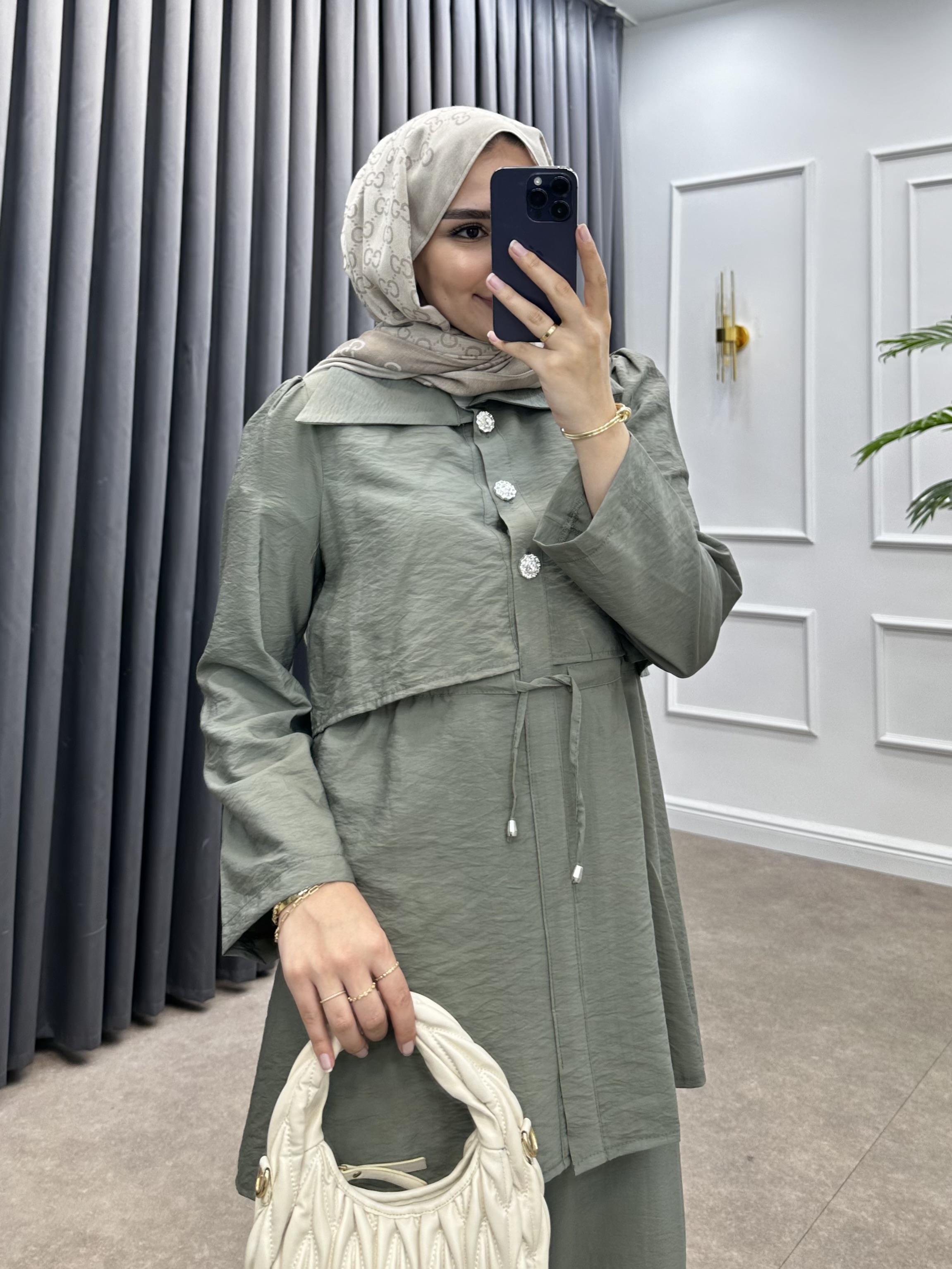 MİNA PANTOLONLU TAKIM HAKİ