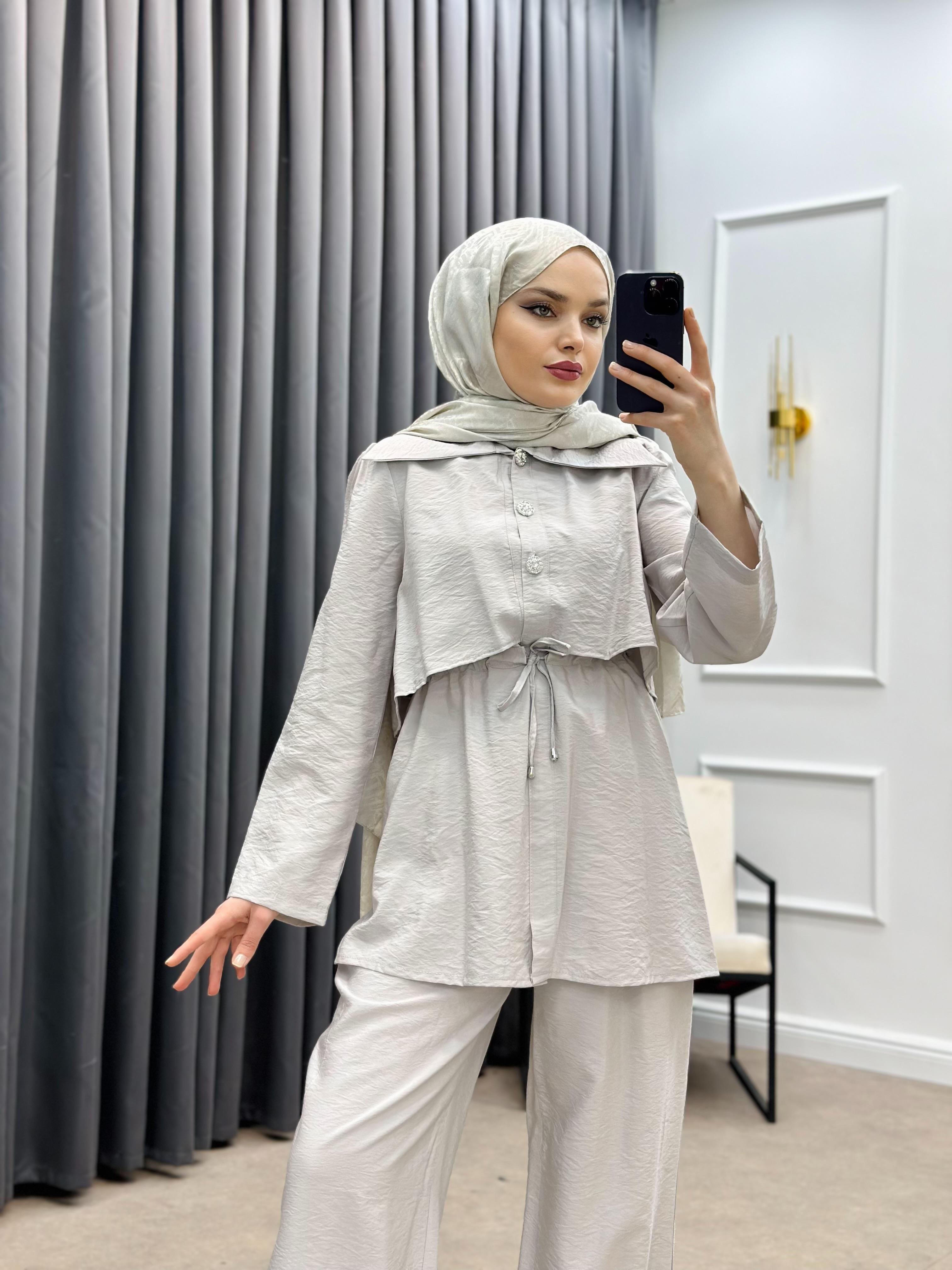 MİNA PANTOLONLU TAKIM TAŞ