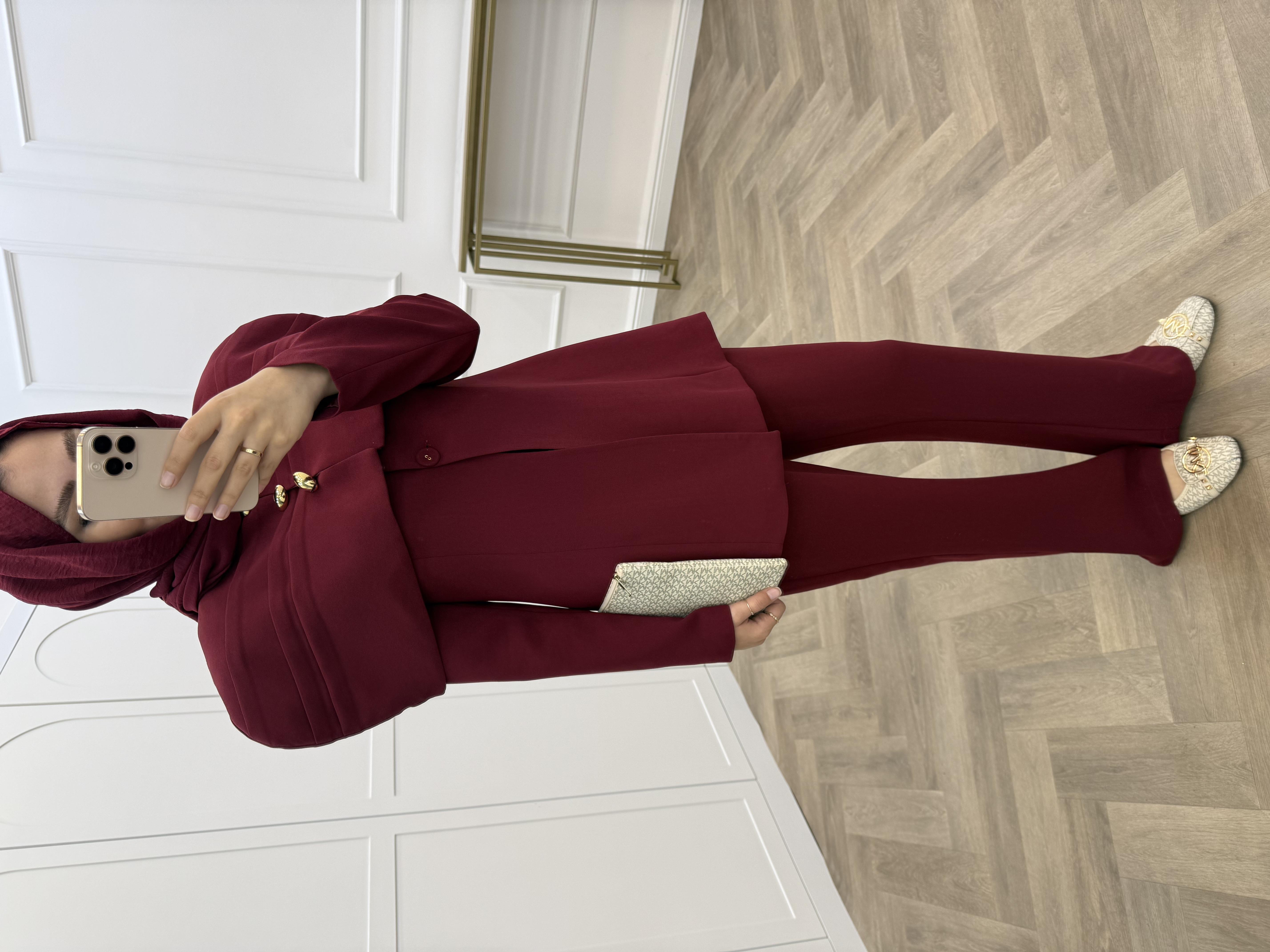 NAZ PANTALONLU TAKIM BORDO