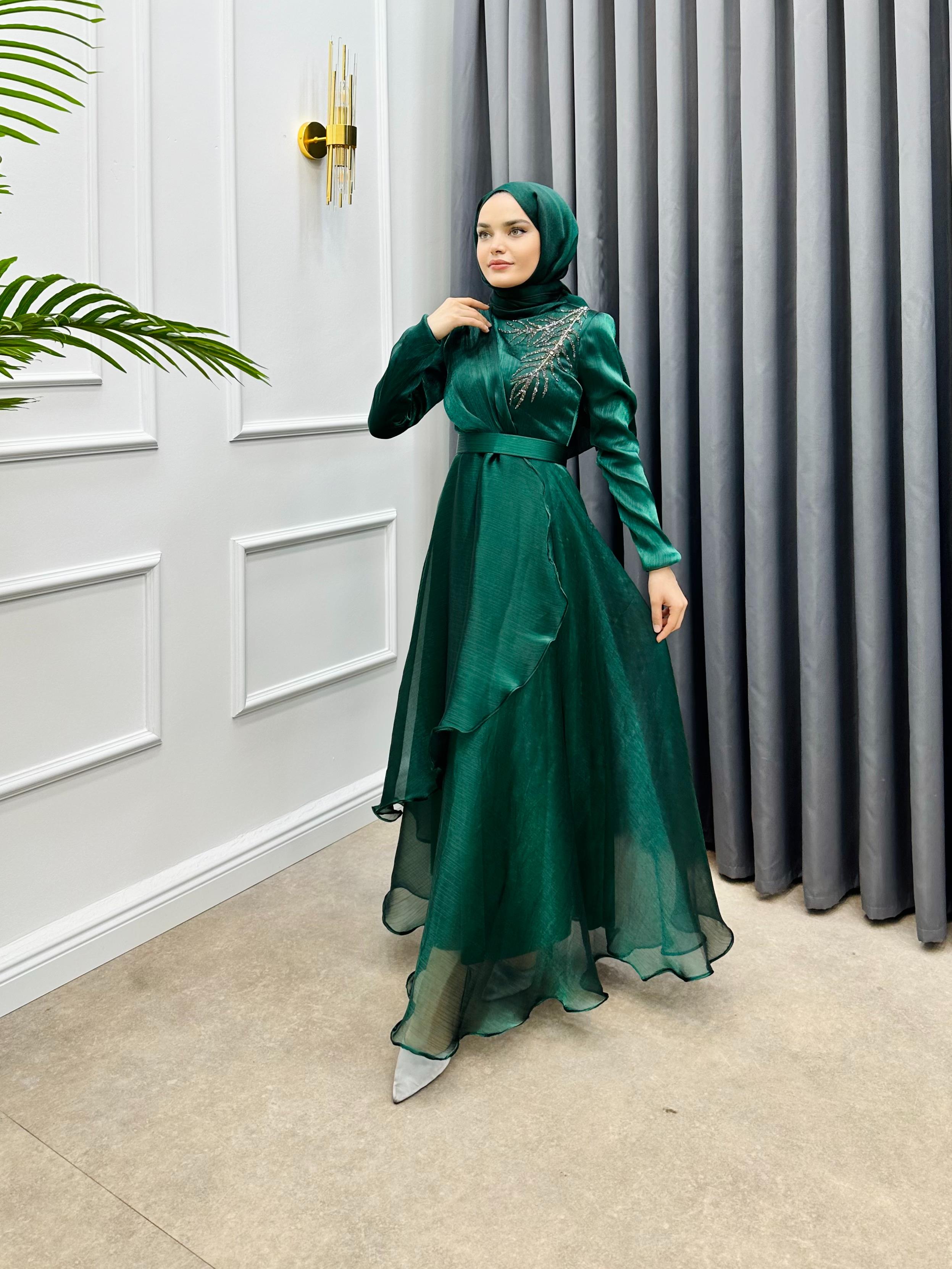 OMZU TAŞLI JANJAN ABİYE ZÜMRÜT