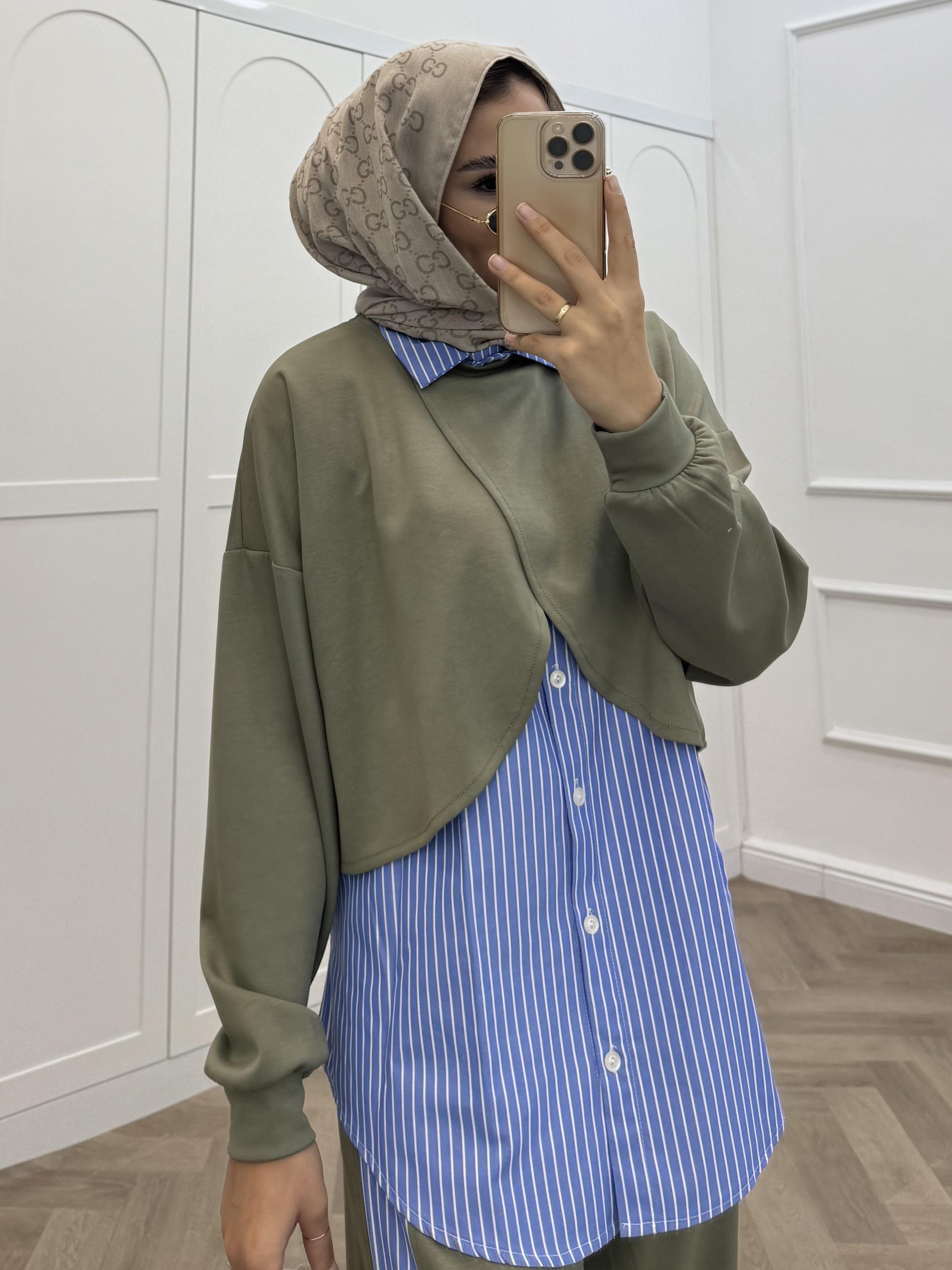 OYSHO GÖMLEKLİ TAKIM HAKİ