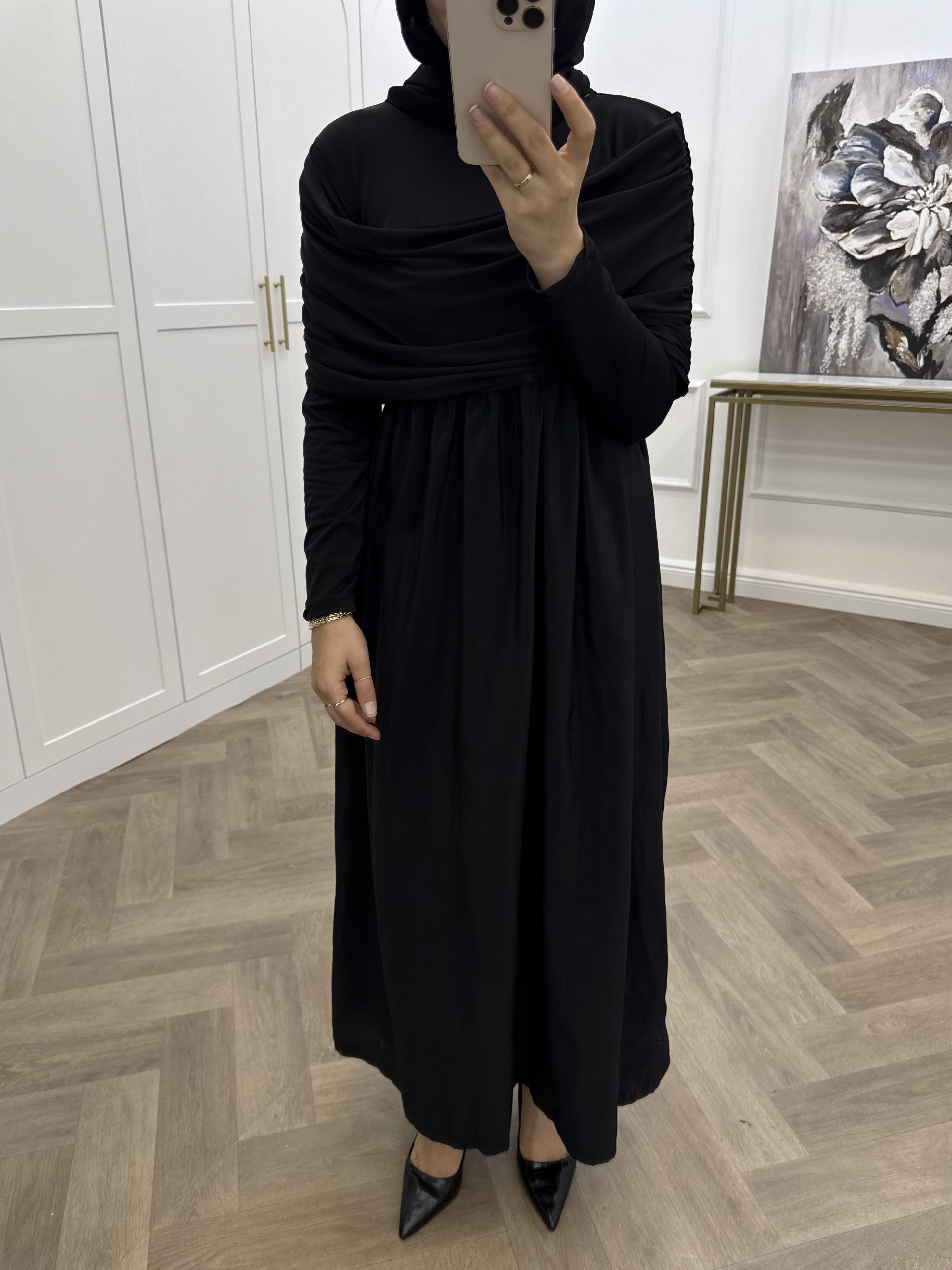 PANÇO SANDY ELBİSE SİYAH