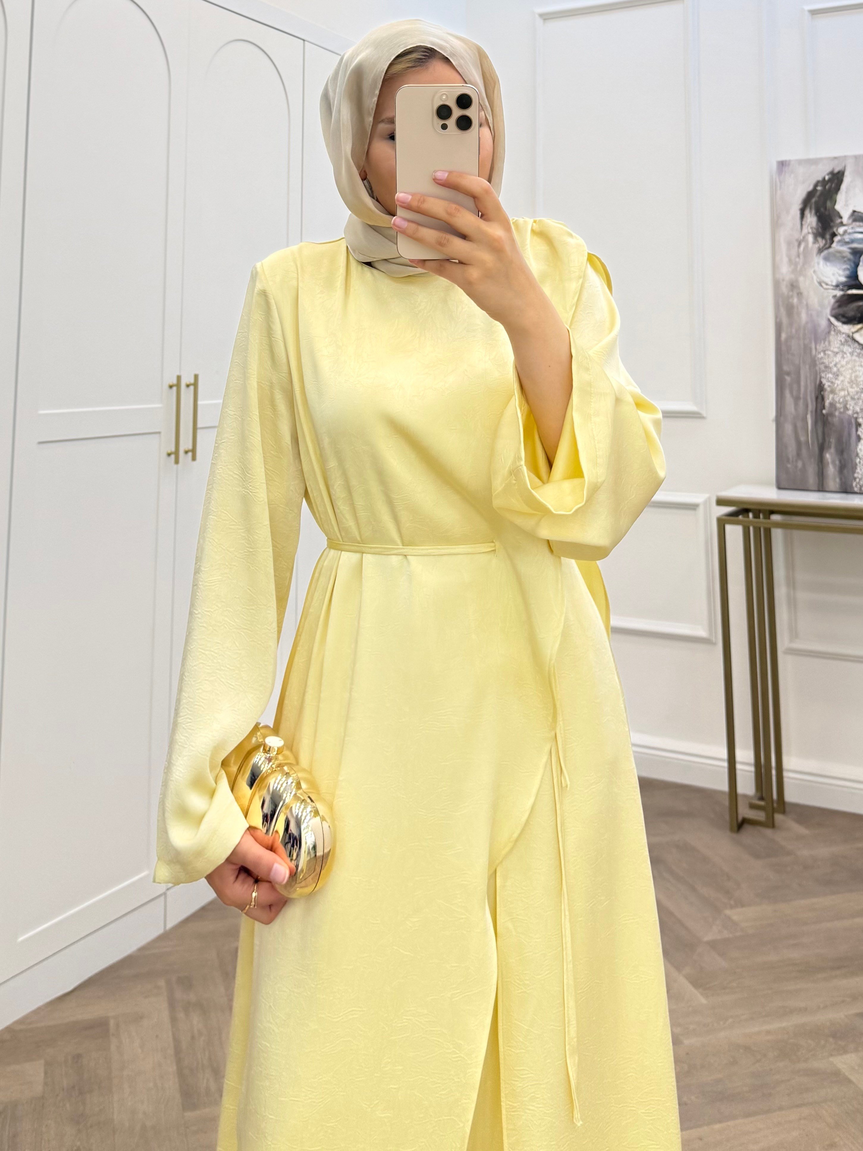 PELERİN DETAY TULUM SARI