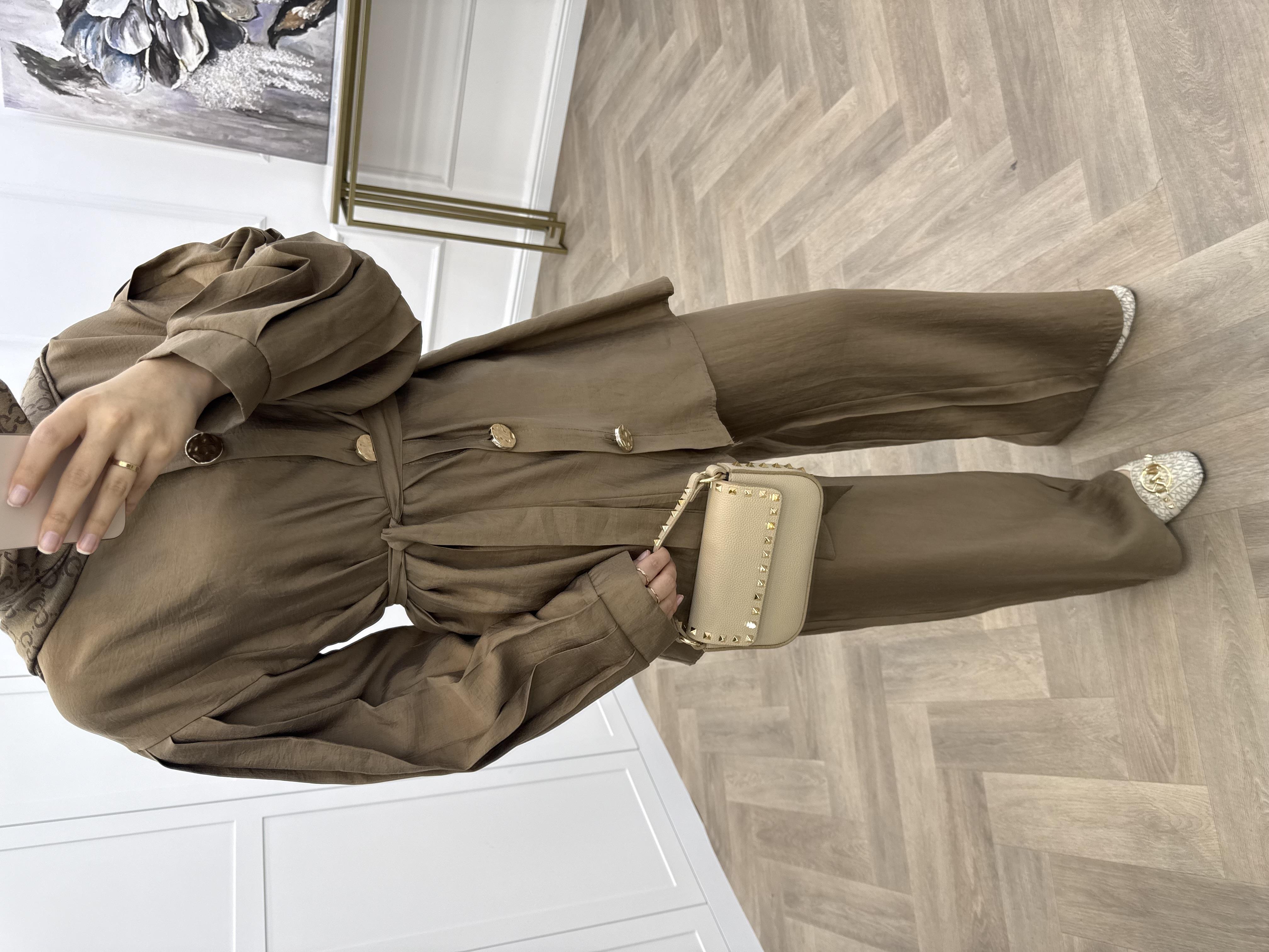 PERA GOLD DÜĞMELİ TAKIM HAKİ