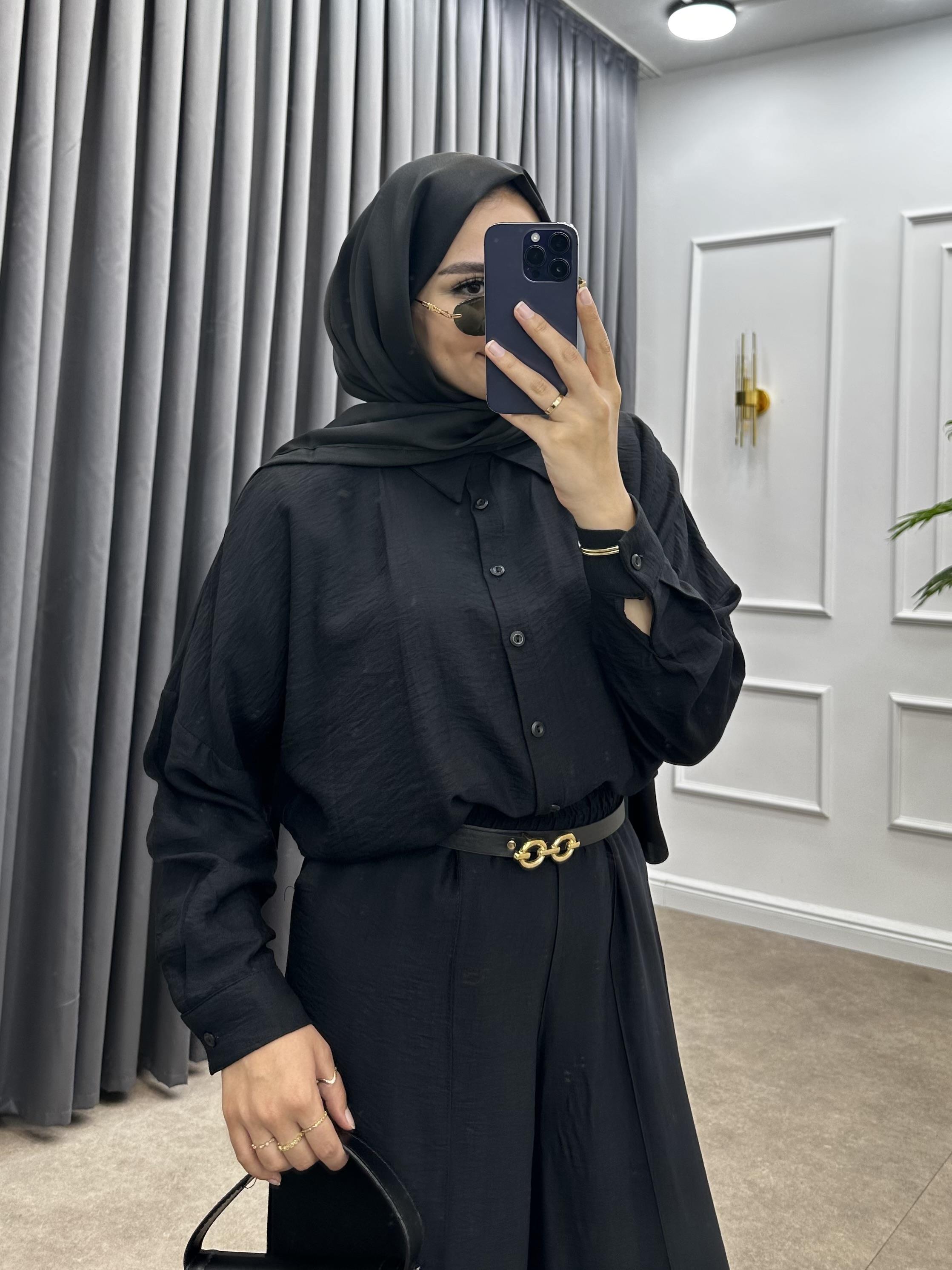 PİGA ŞALVARLI TAKIM SİYAH