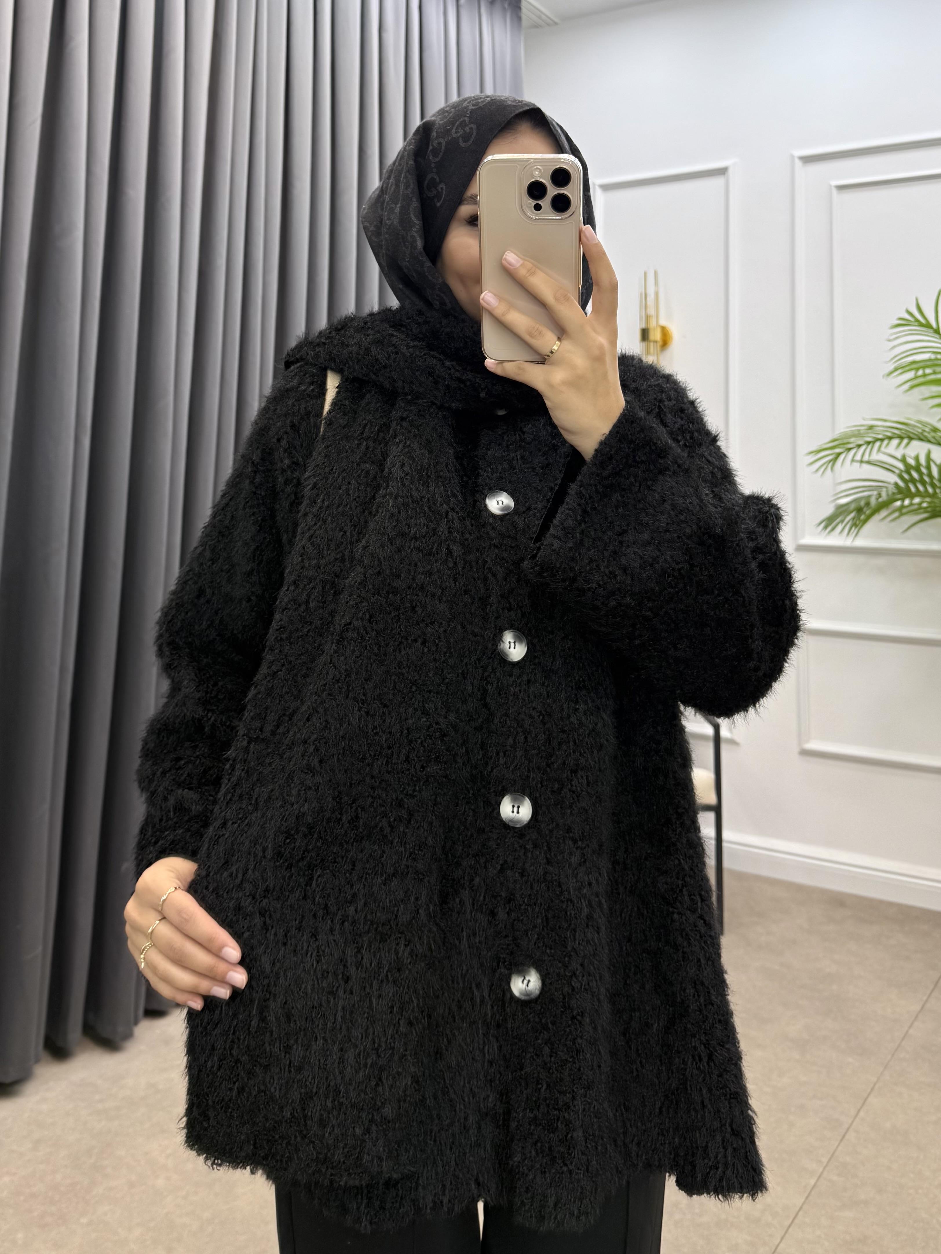 ŞAL DETAY KAŞE CEKET