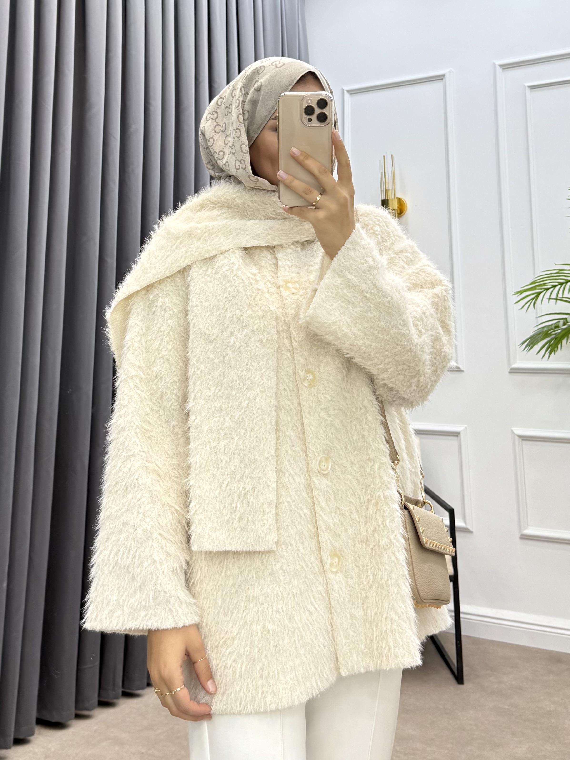 ŞAL DETAY KAŞE CEKET TAŞ