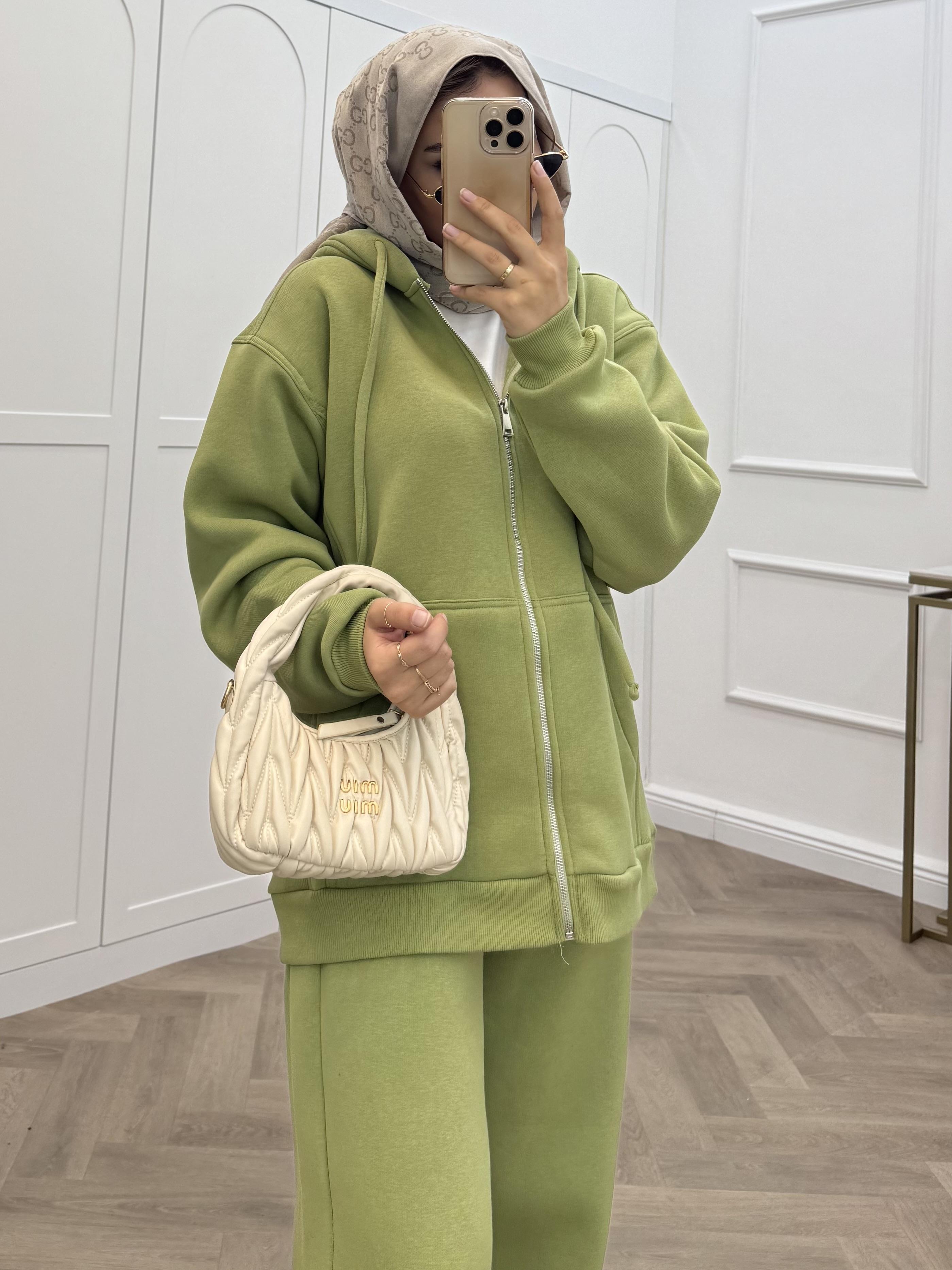 ŞARDONLU FERMUARLI TAKIM MİNT