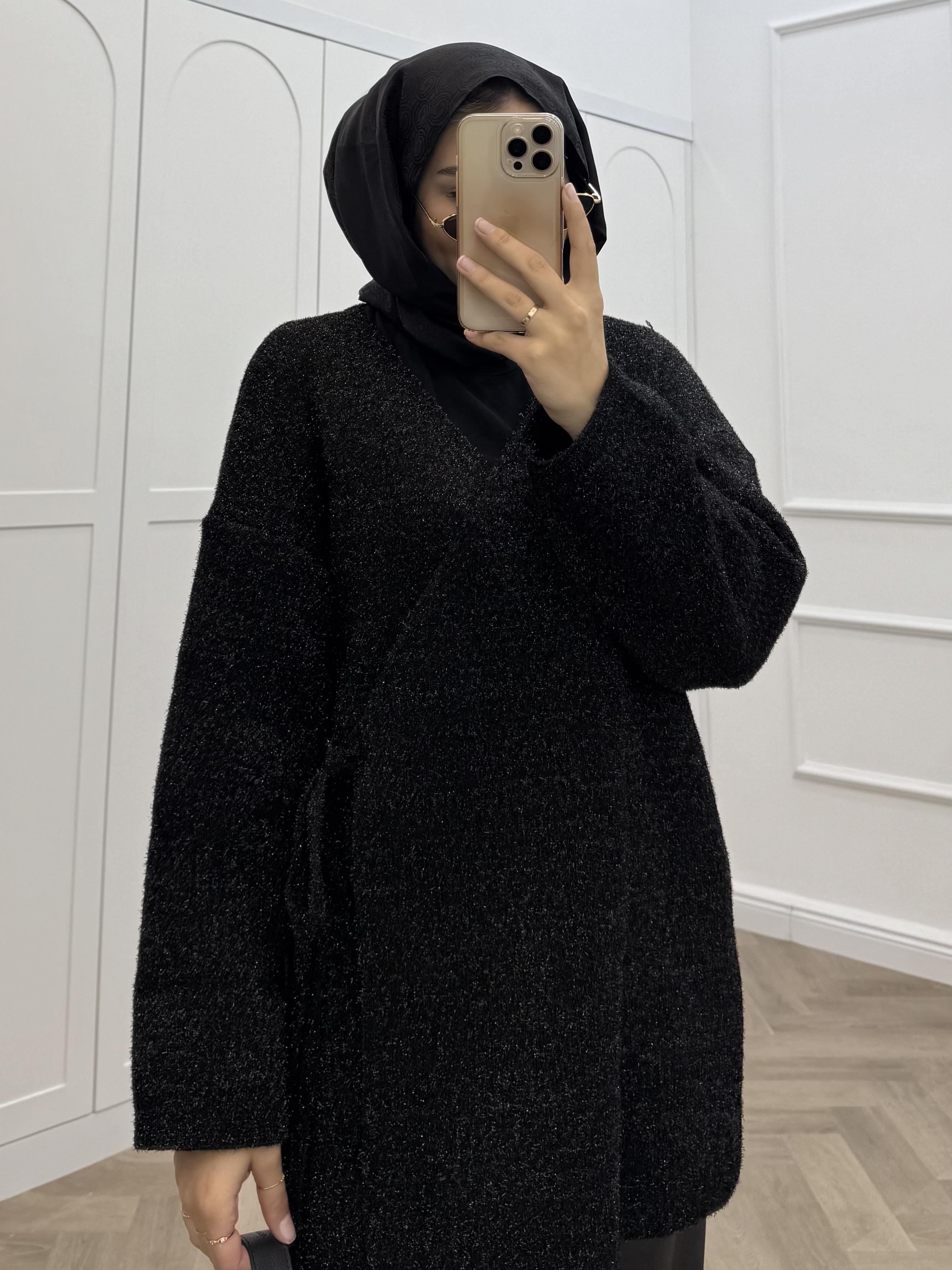 SİMLİ HIRKA SİYAH