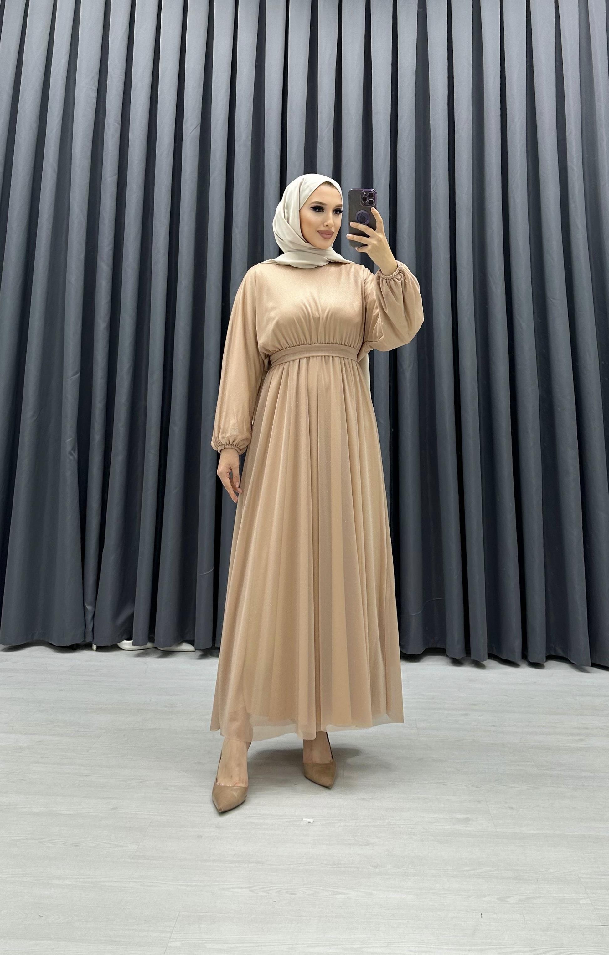 SİMLİ TÜL ELBİSE YAVRUAĞZI