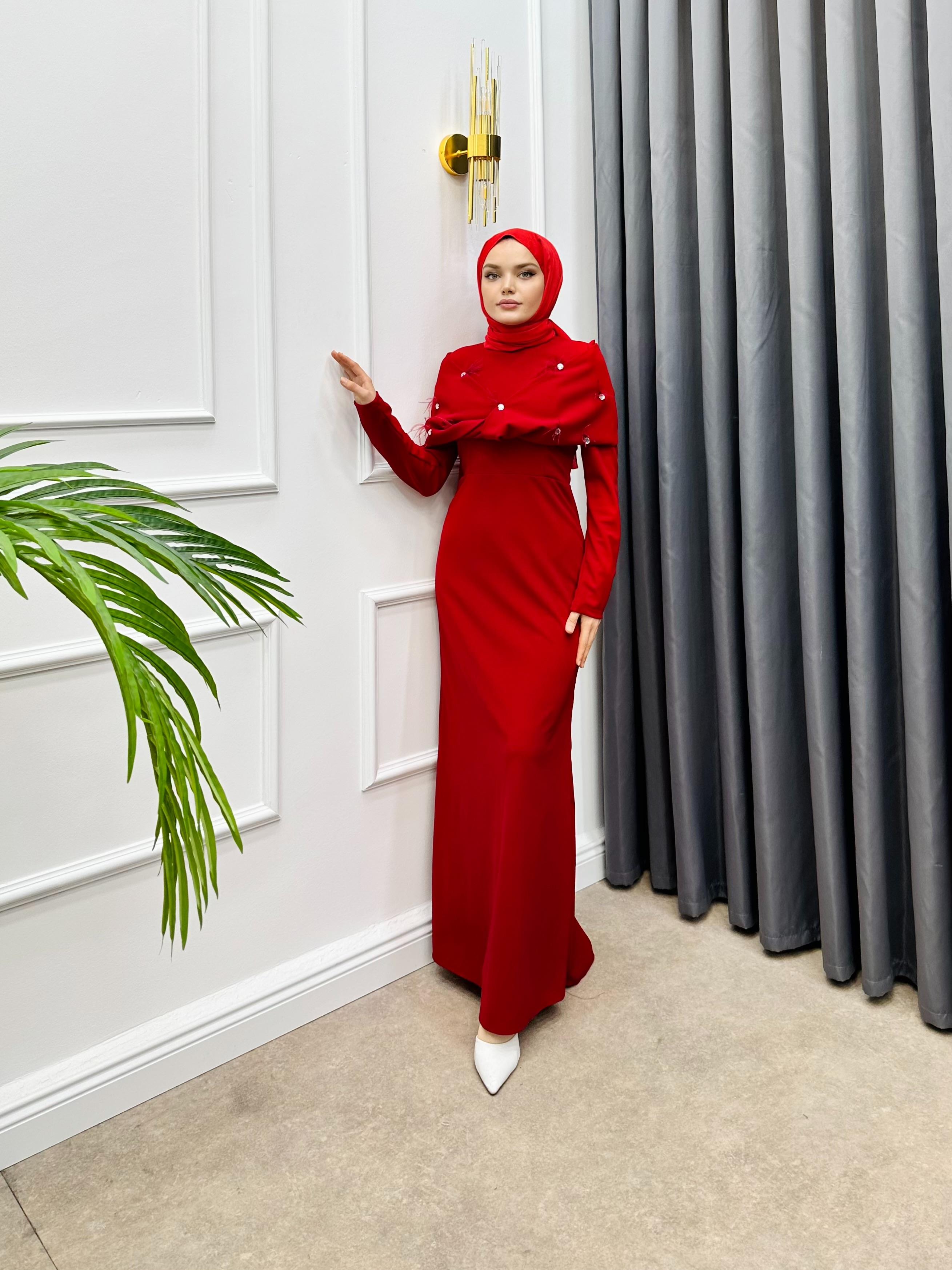 TASARIM ABİYE KIRMIZI