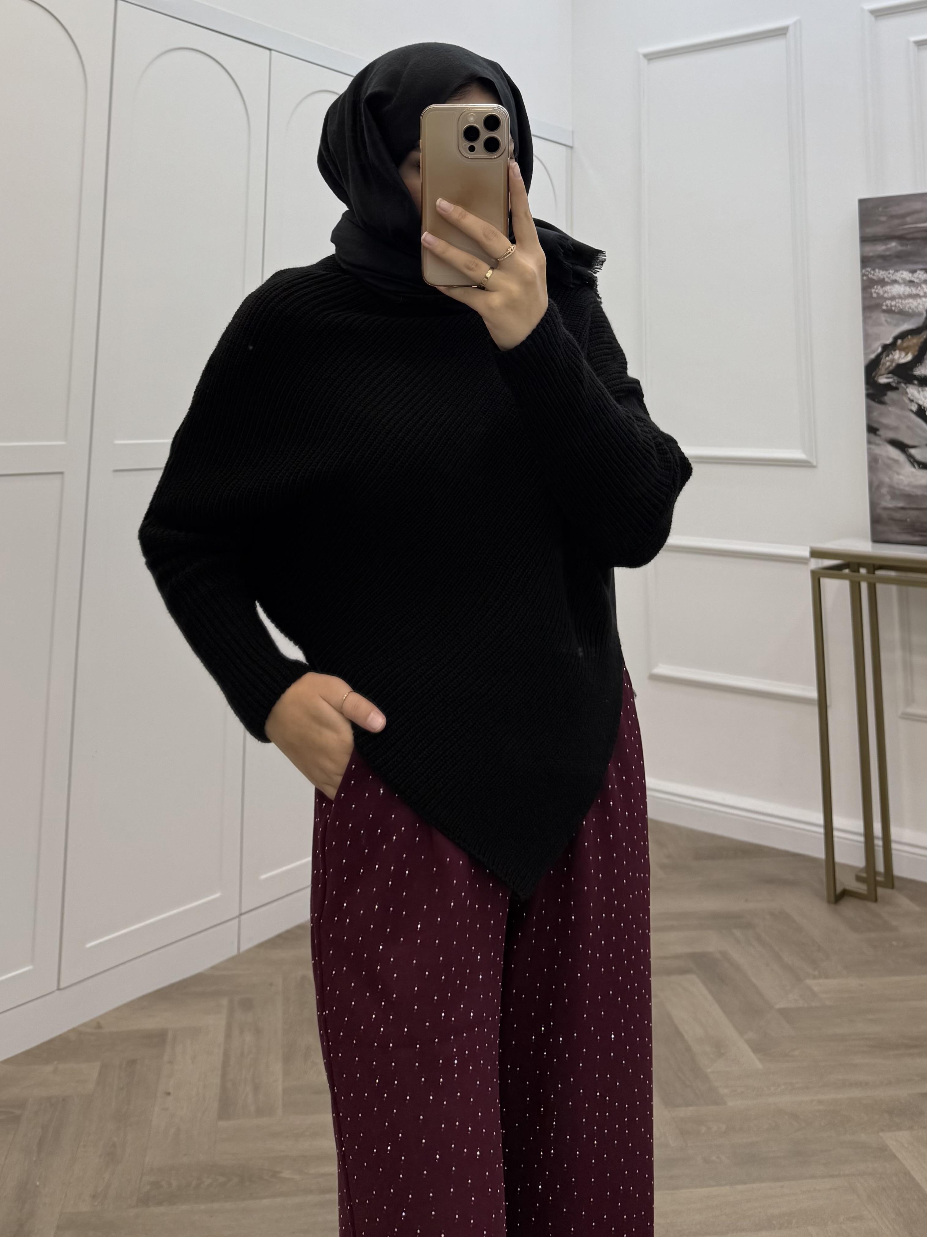 TAŞLI OYSHO PANTOLON BORDO