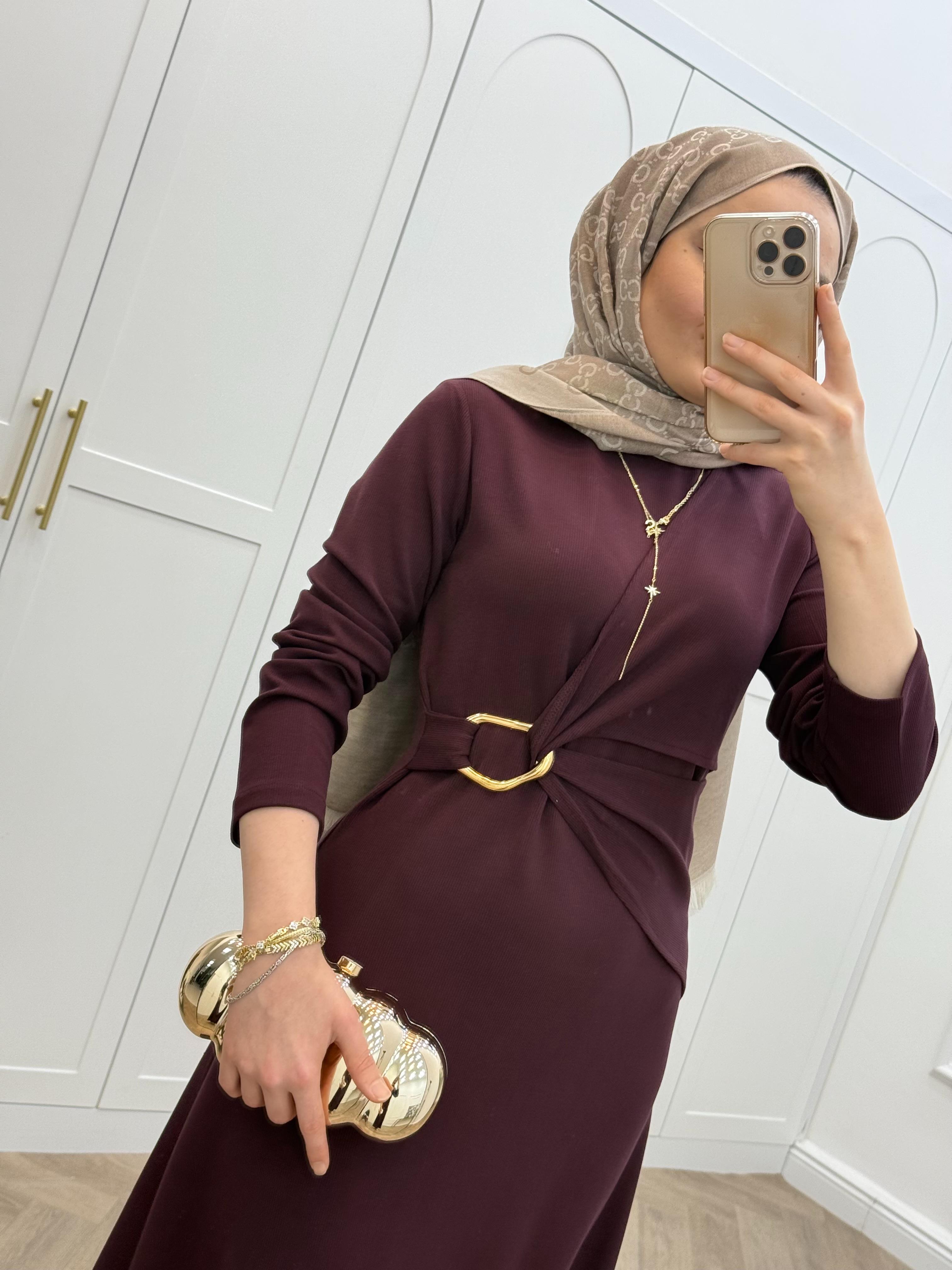 TOKALI OYSHO ELBİSE MÜRDÜM