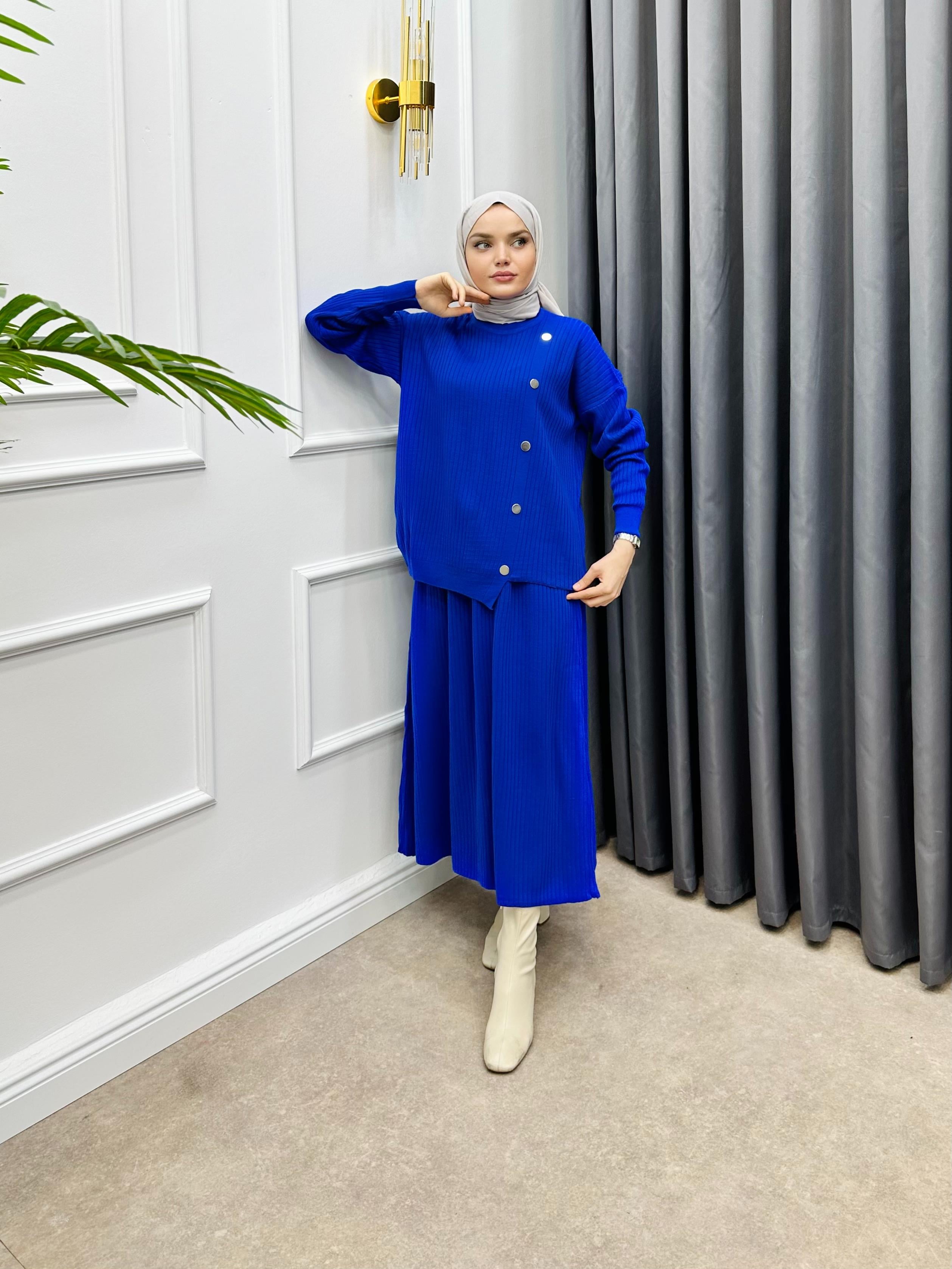 ETEKLİ TRİKO TAKIM SAKS