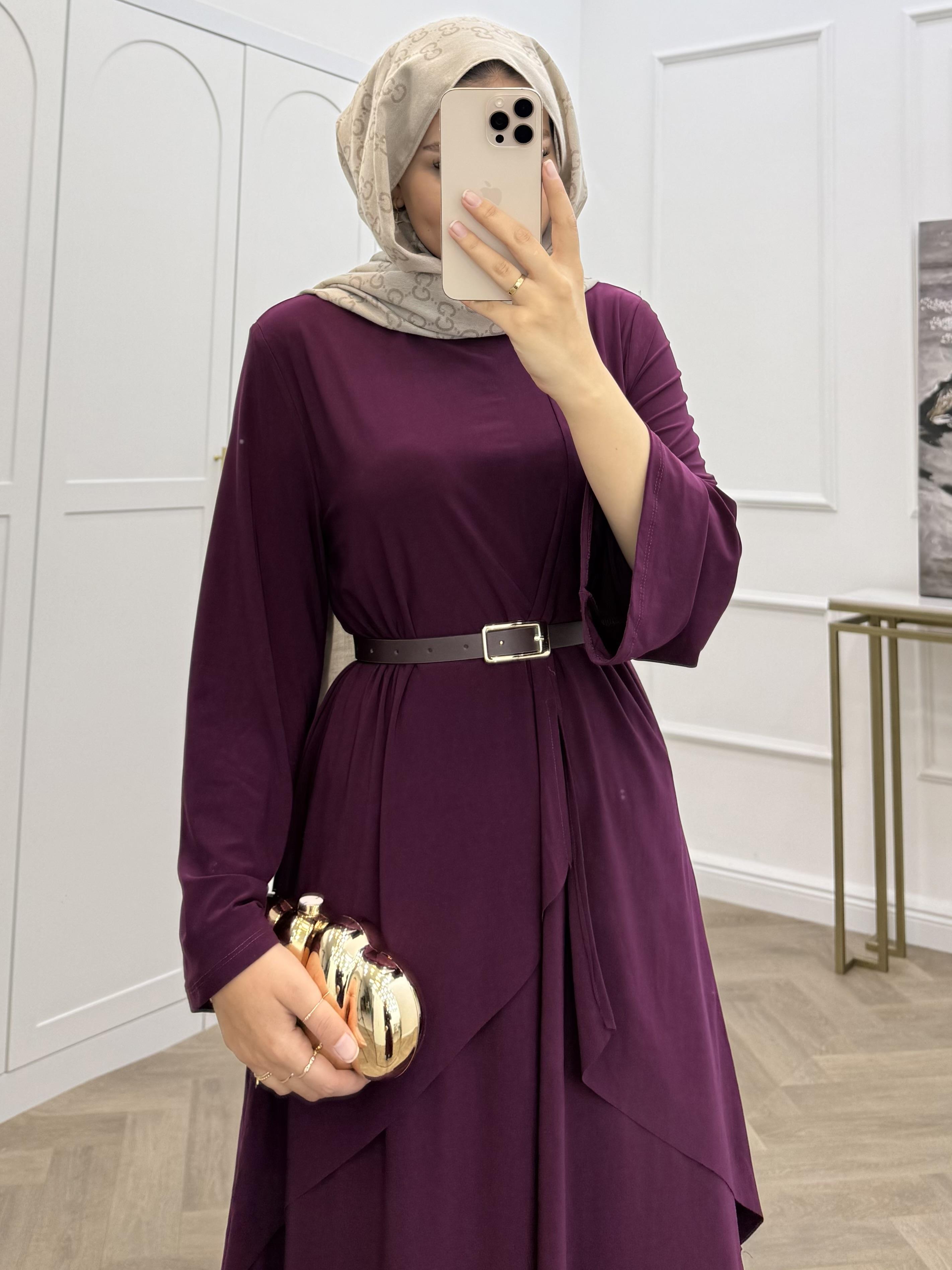 TUNİKLİ SANDY TAKIM  MÜRDÜM