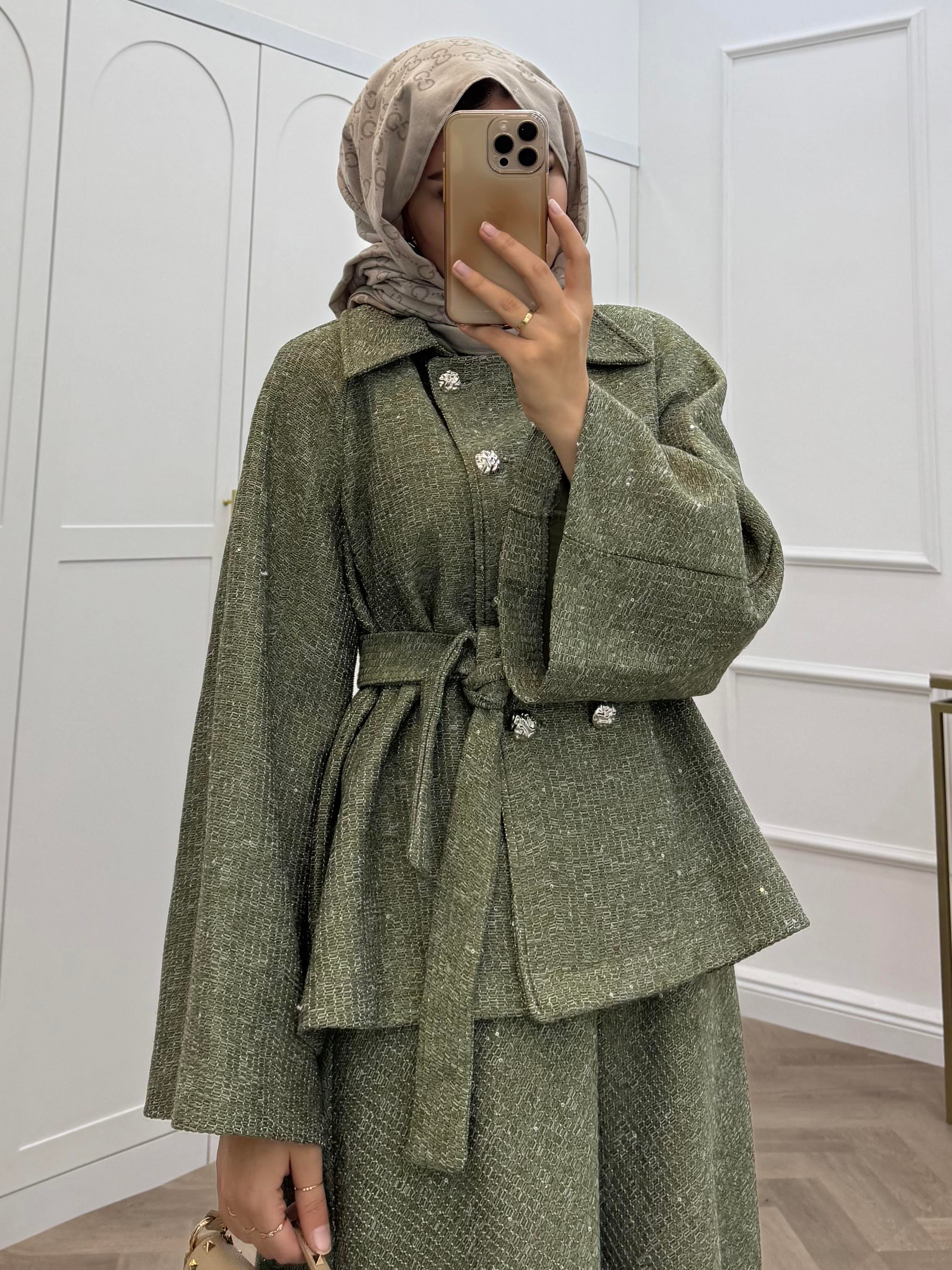 TÜVİT PAYETLİ ETEKLİ TAKIM MİNT