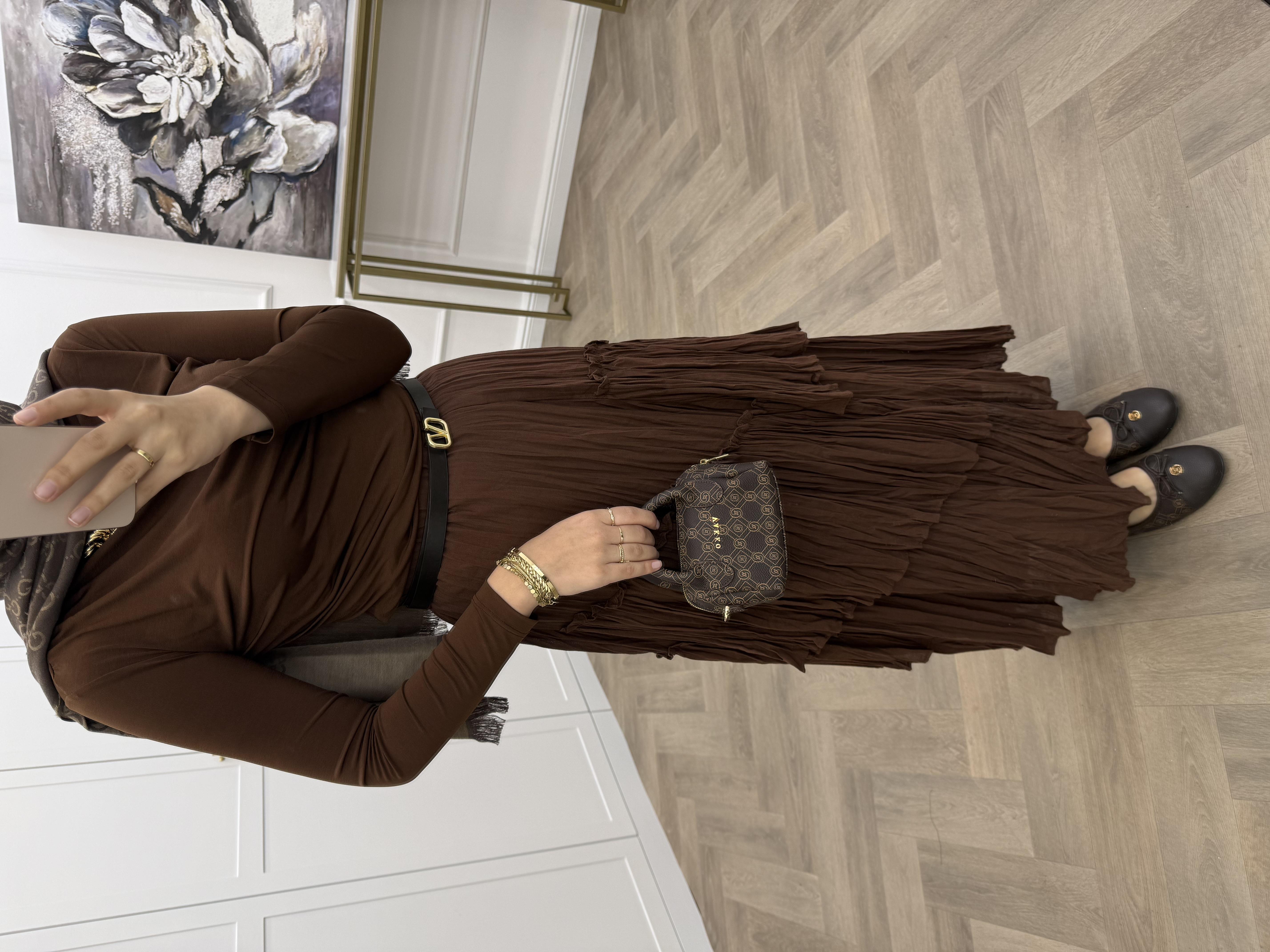 VUAL KATLI ETEK KAHVE