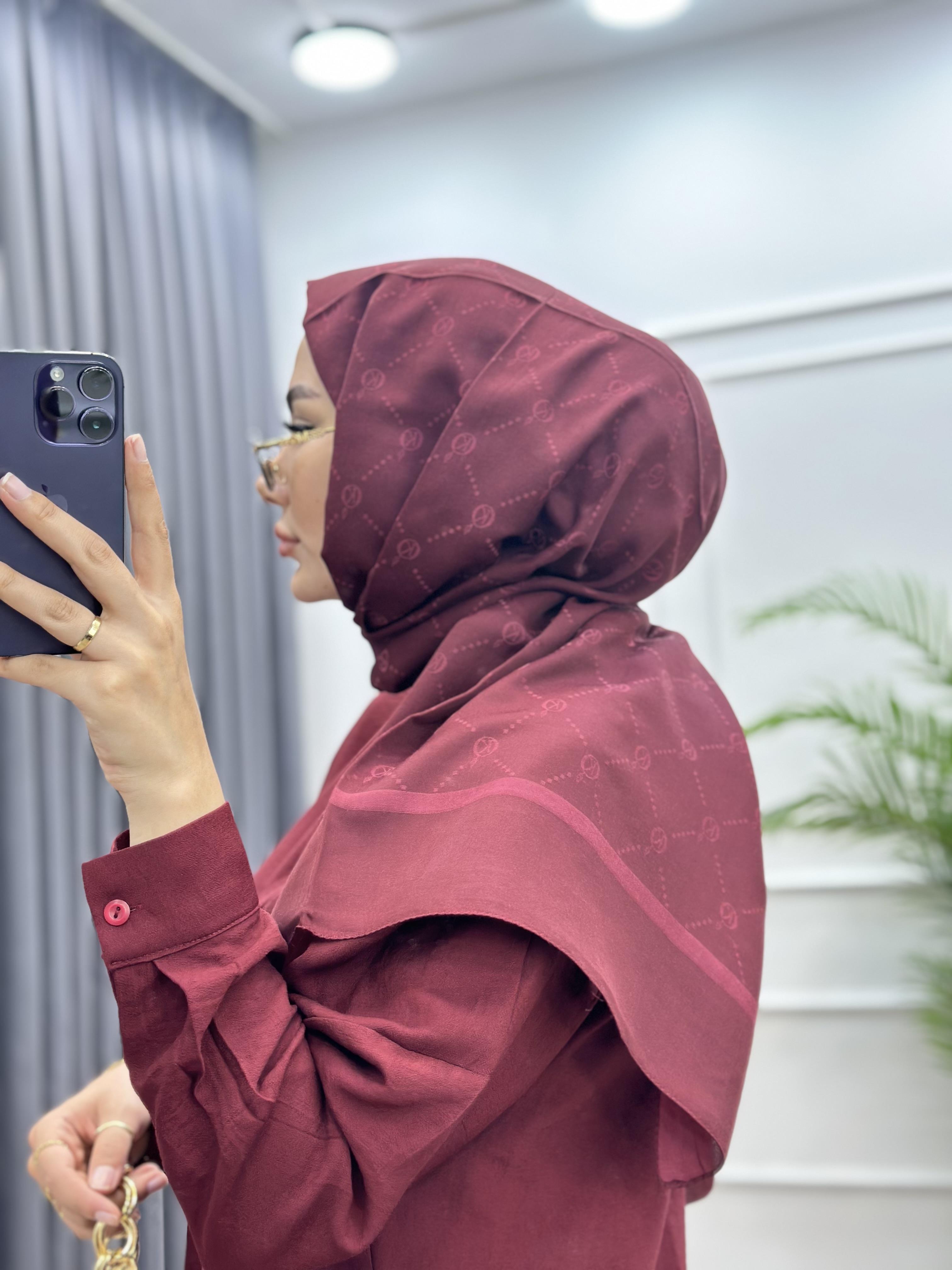 YAZ ESİNTİSİ ŞAL BORDO