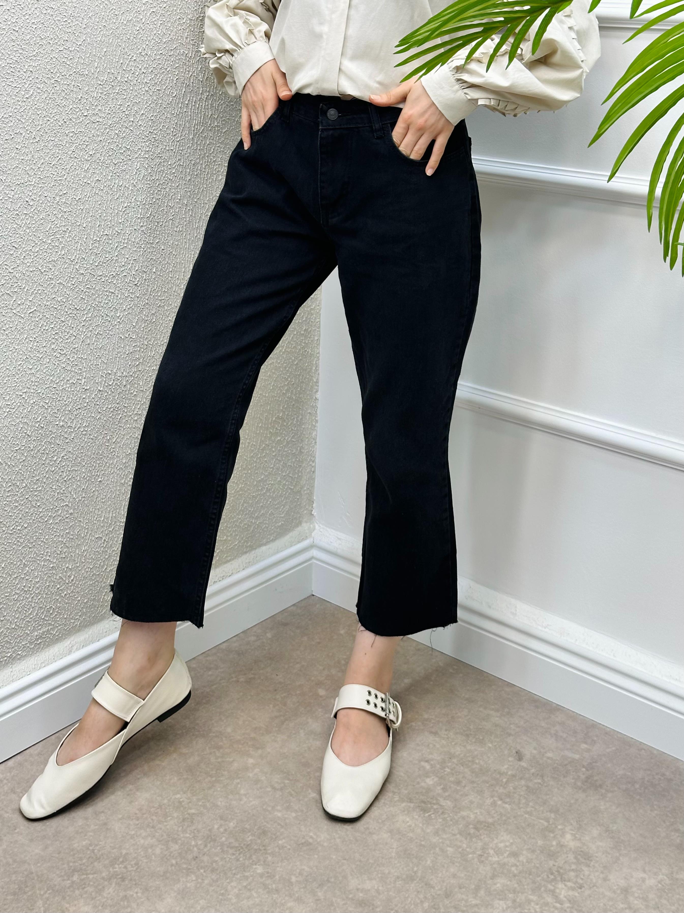 YÜKSEK BEL JEAN SİYAH