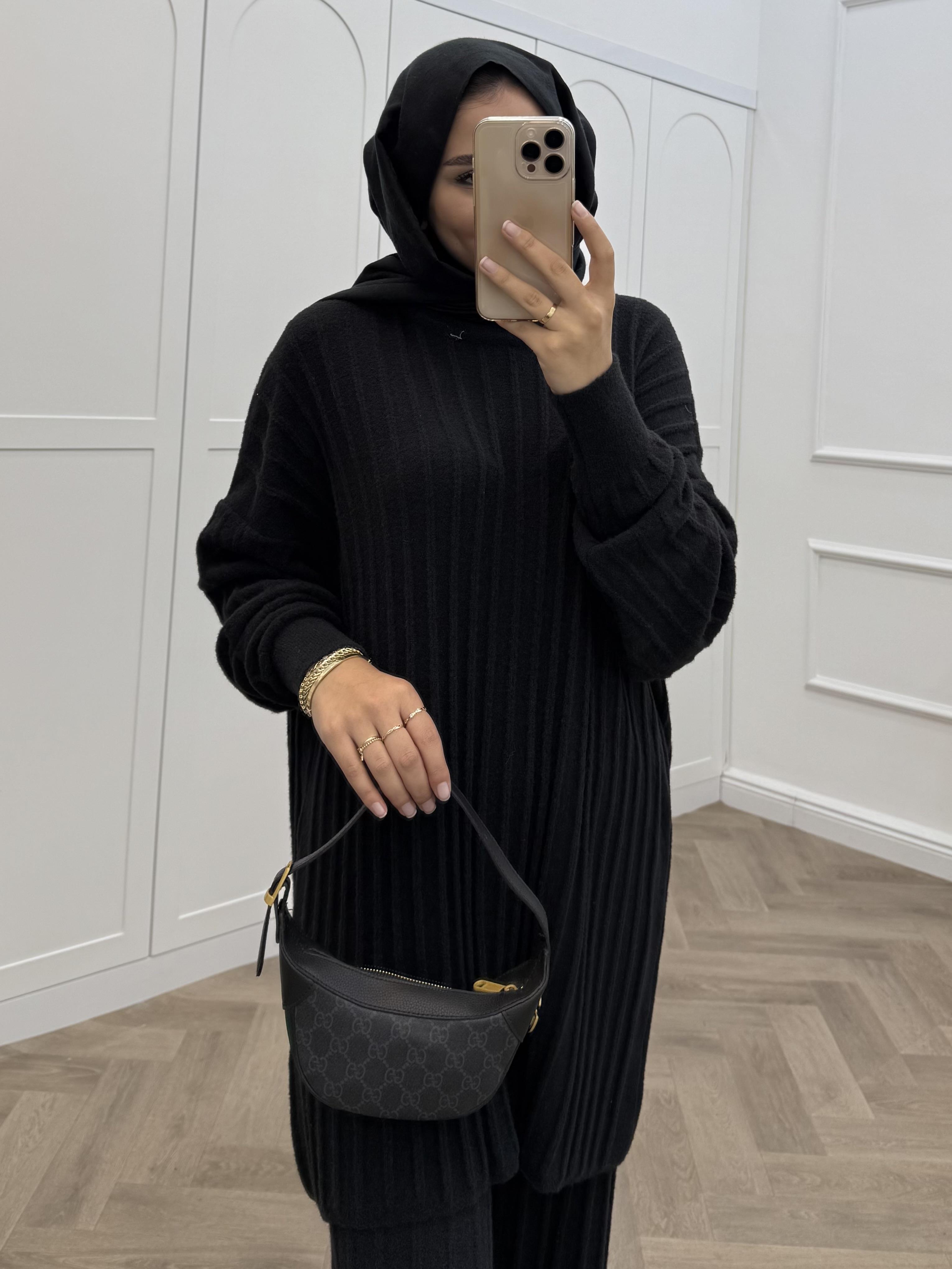 YUMOŞ PANTOLONLU TAKIM SİYAH