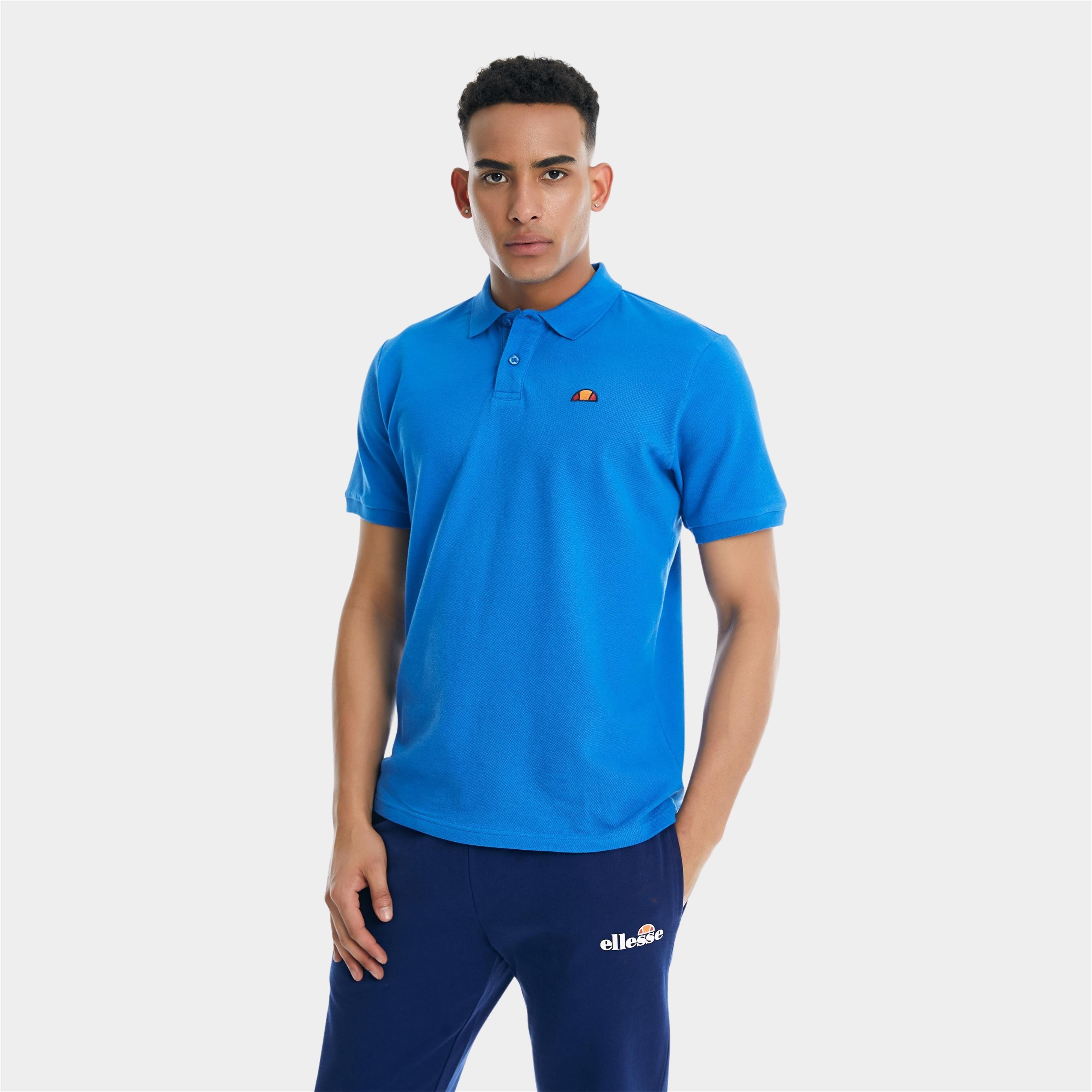 Ellesse Erkek Polo T-Shirt Sax Mavi