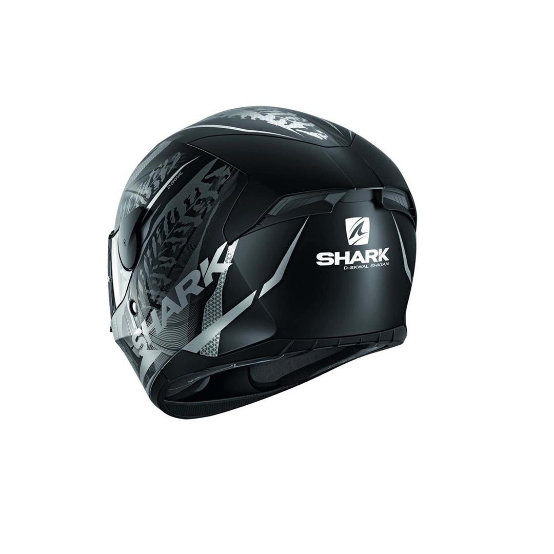SHARK D-Skwal 2 Shigan Kapalı Kask Siyah-Gri