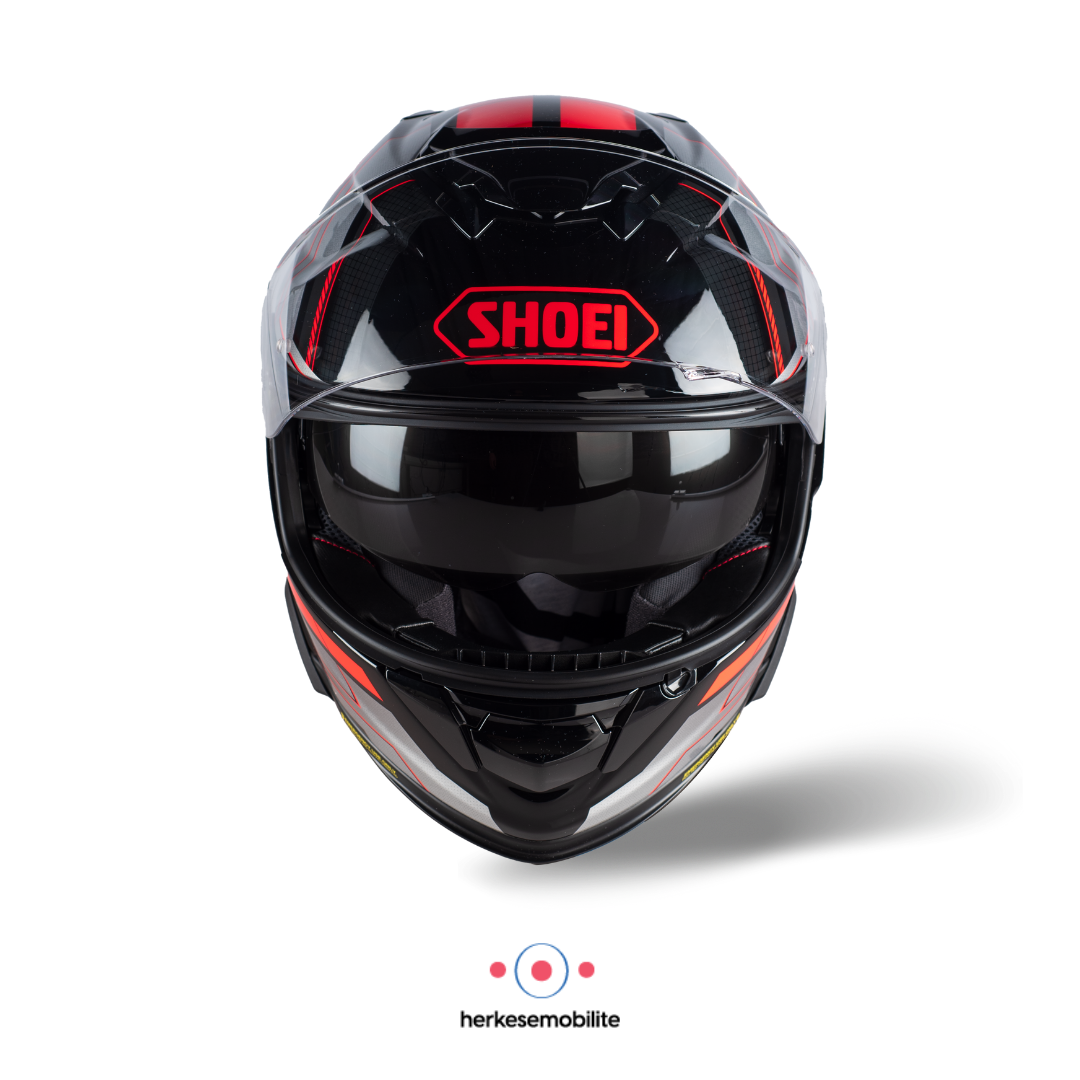 SHOEI GT-Air 2 Aperture TC-1 Kask Siyah-Gri-Kırmızı