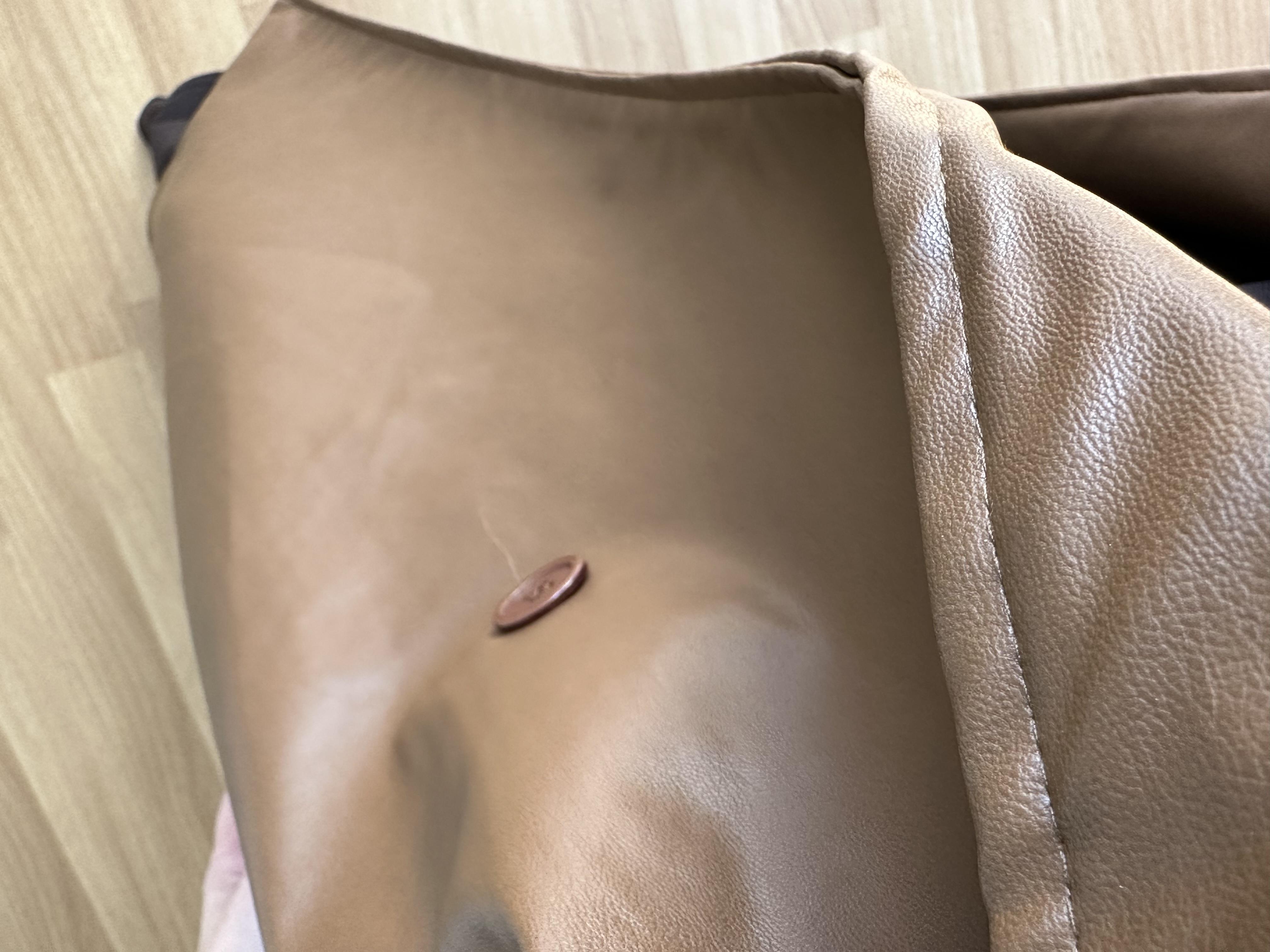 Alven Taba Lamineli Astarlı Deri Ceket