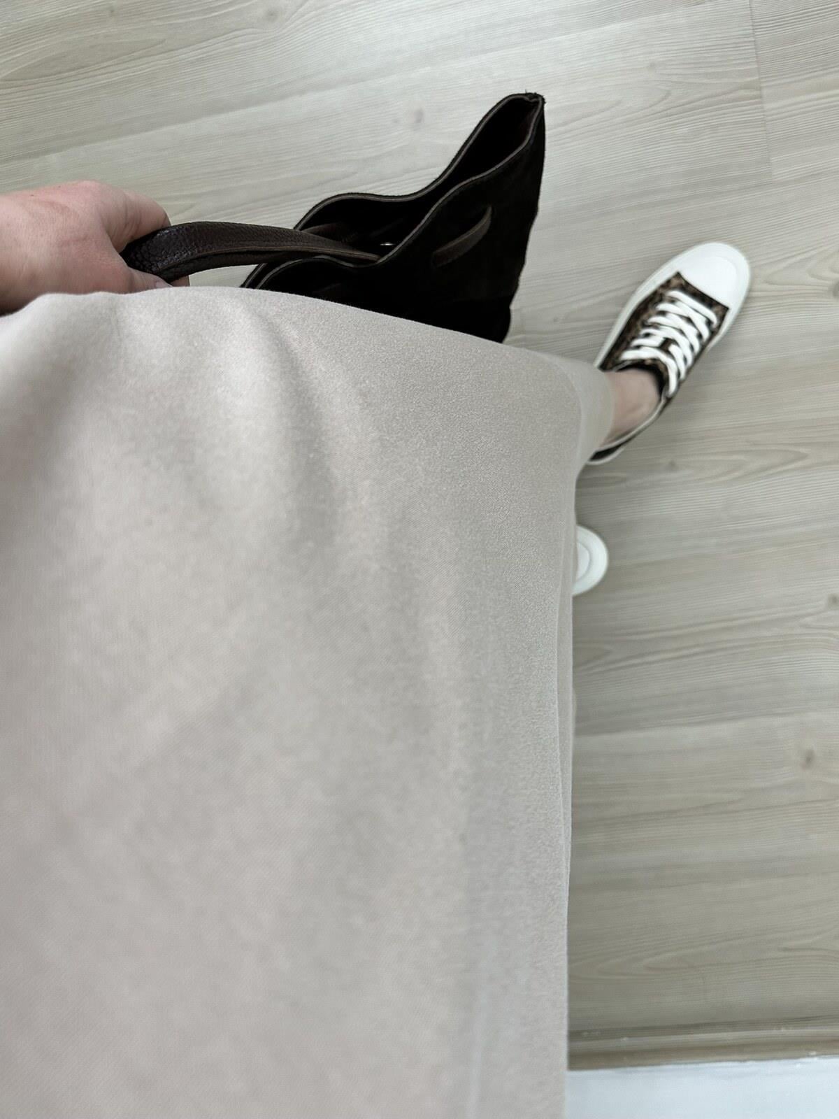 Ayza Vizon Modal Kumaş Yandan Yırtmaçlı Basic Elbise