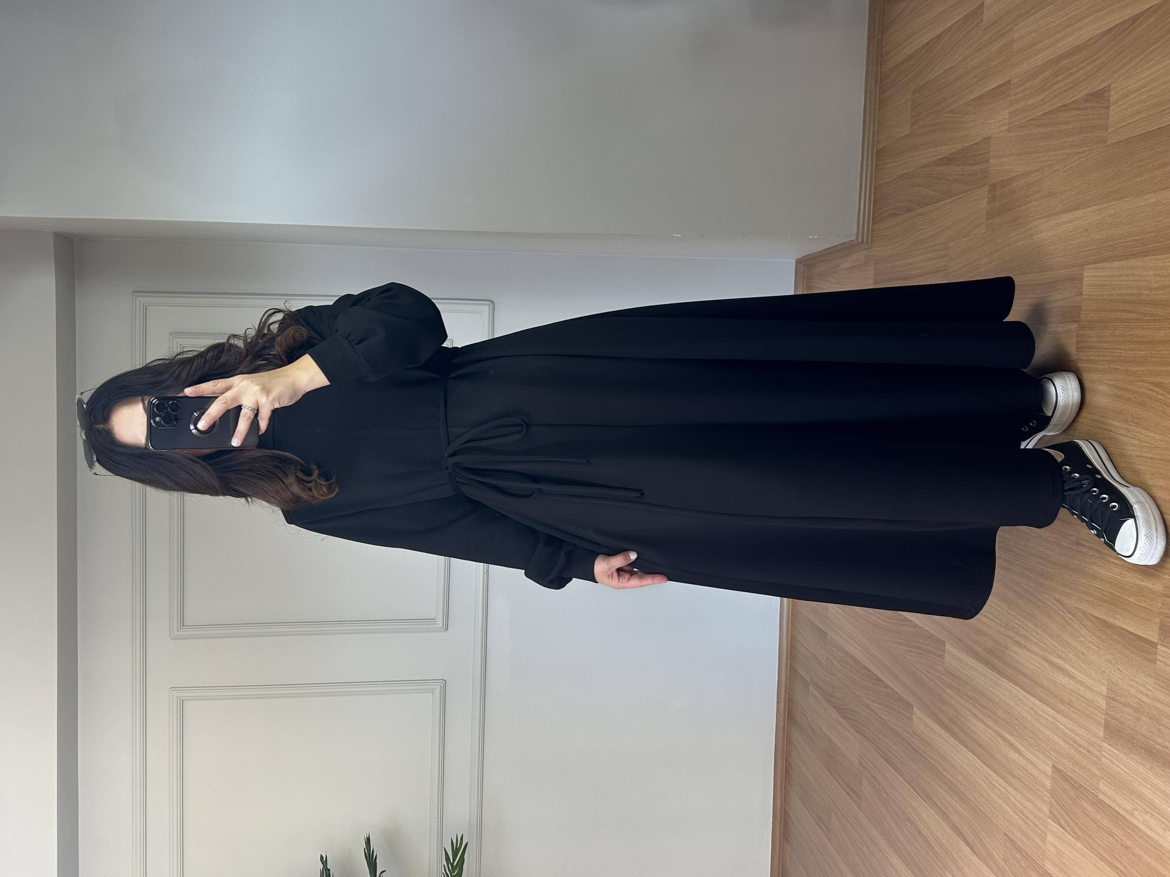 Diana Siyah Modal Sekiz Parça Elbise