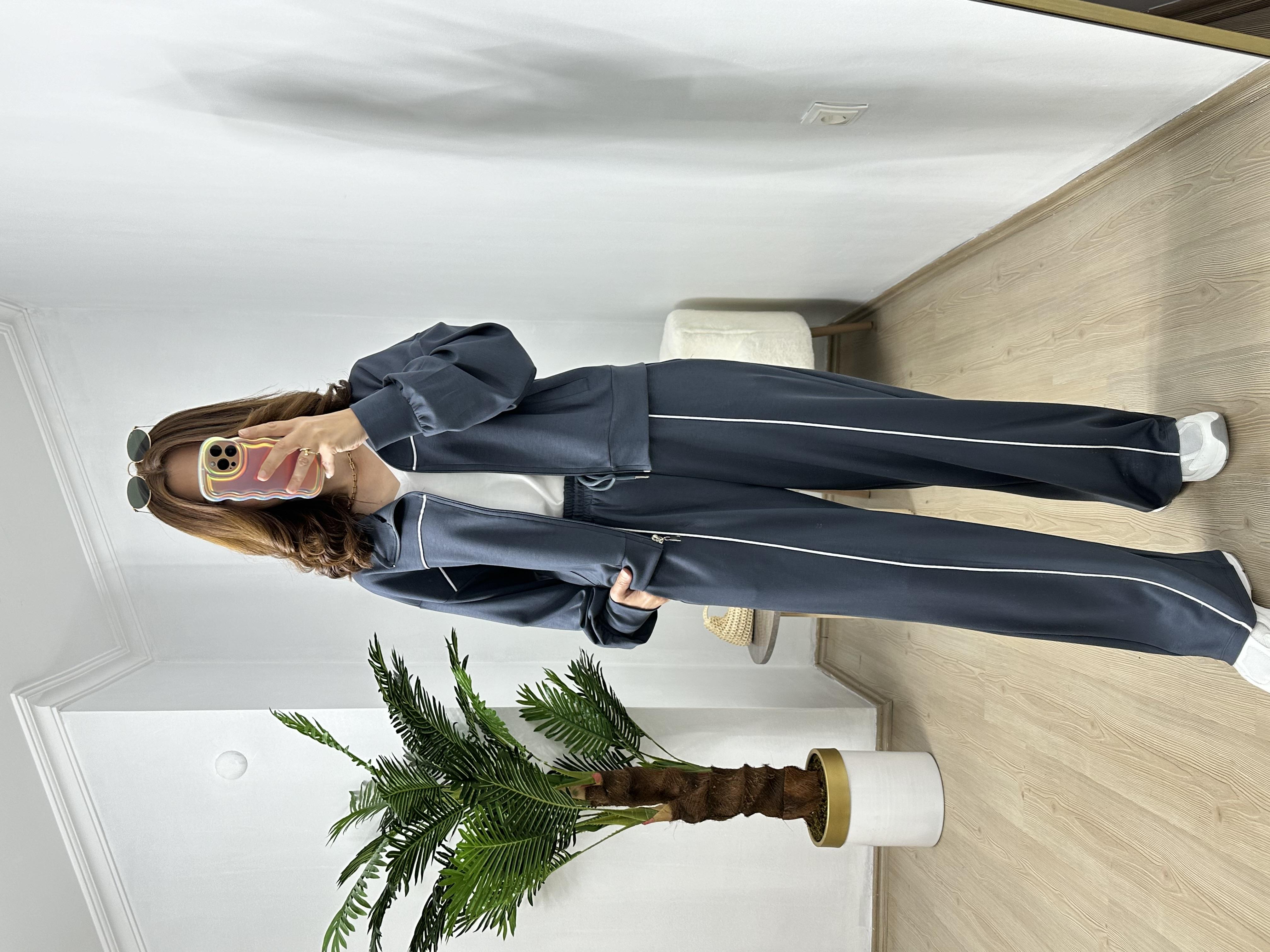 Füme Biyeli Modal Eşofman Takımı