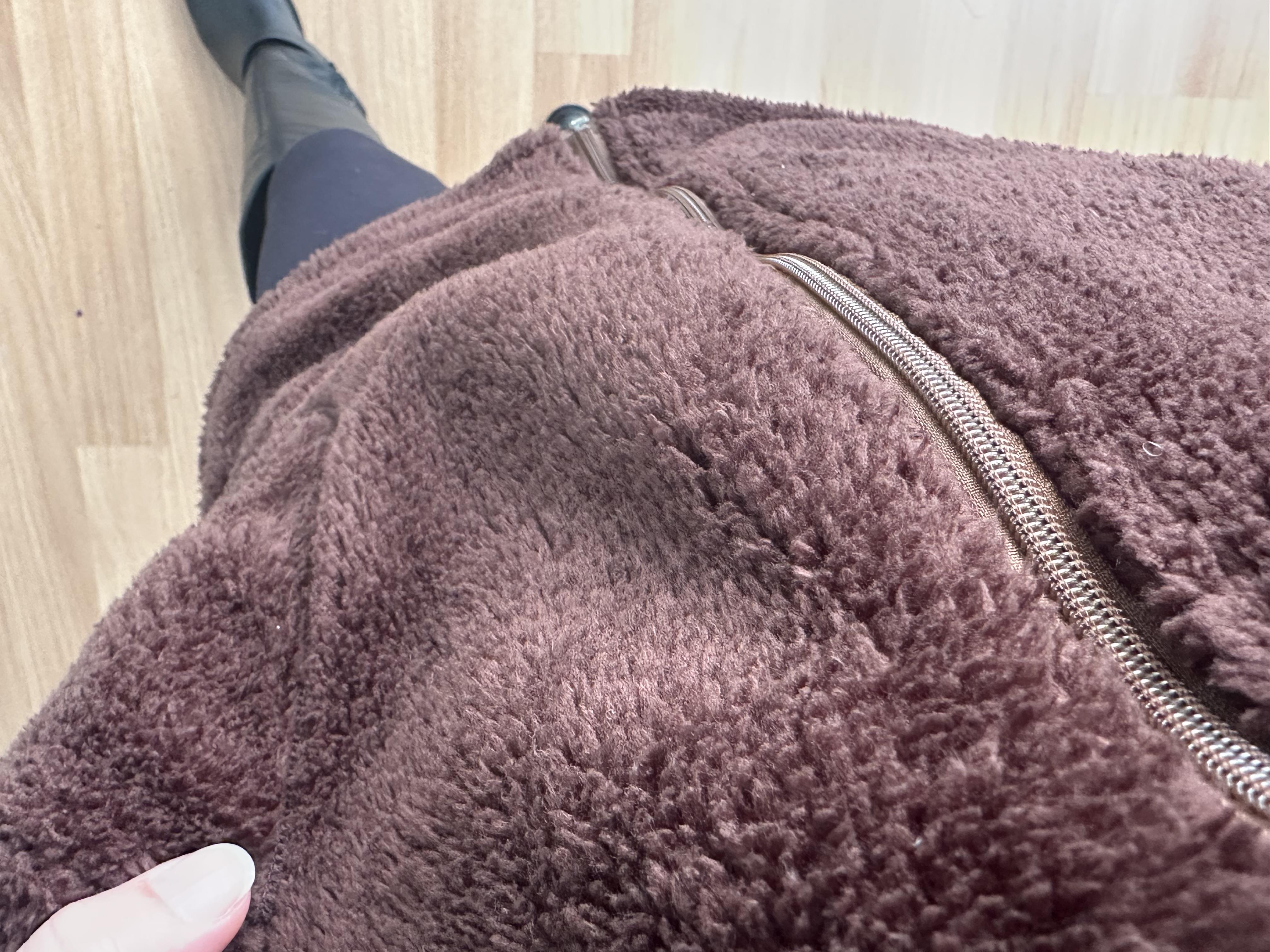 Liora Acı Kahve Peluş Ceket