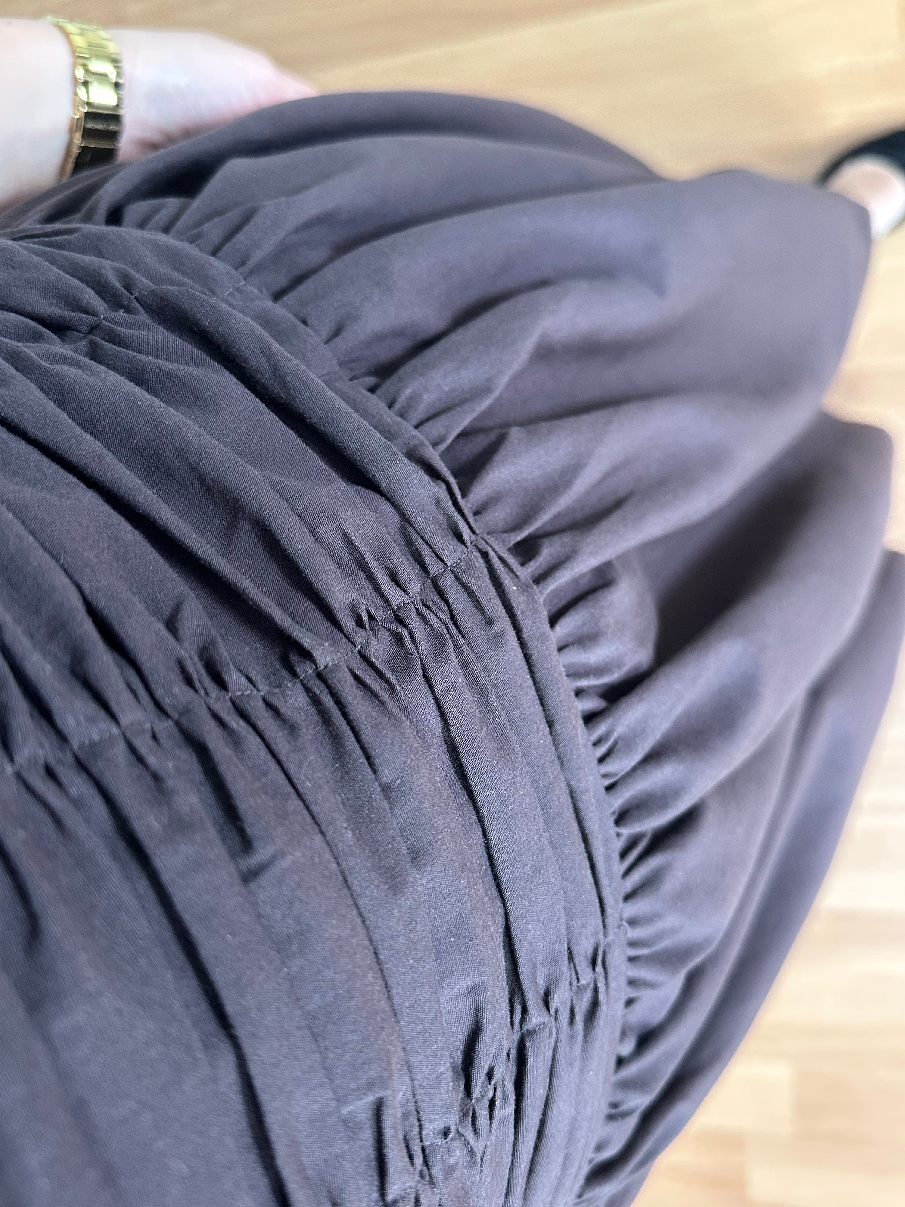 Luna Acı Kahve Bel Detaylı Premium Kalite Maxi Elbise 