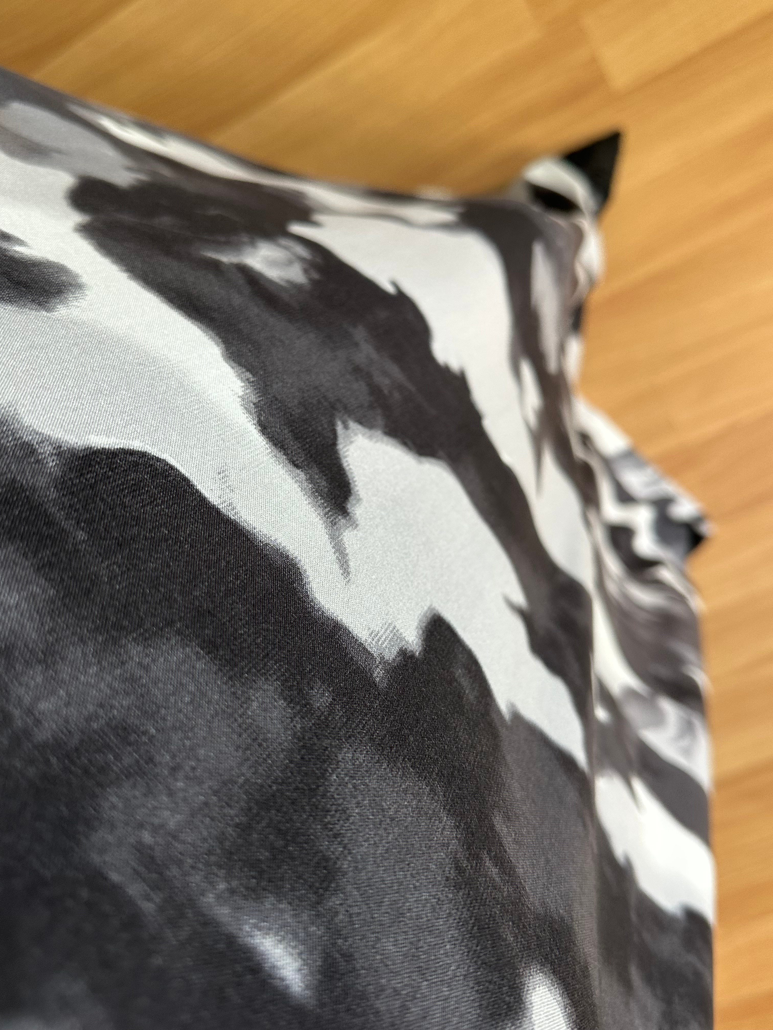 Meloni Siyah Dokuma Viskon Maksi Boy Elbise