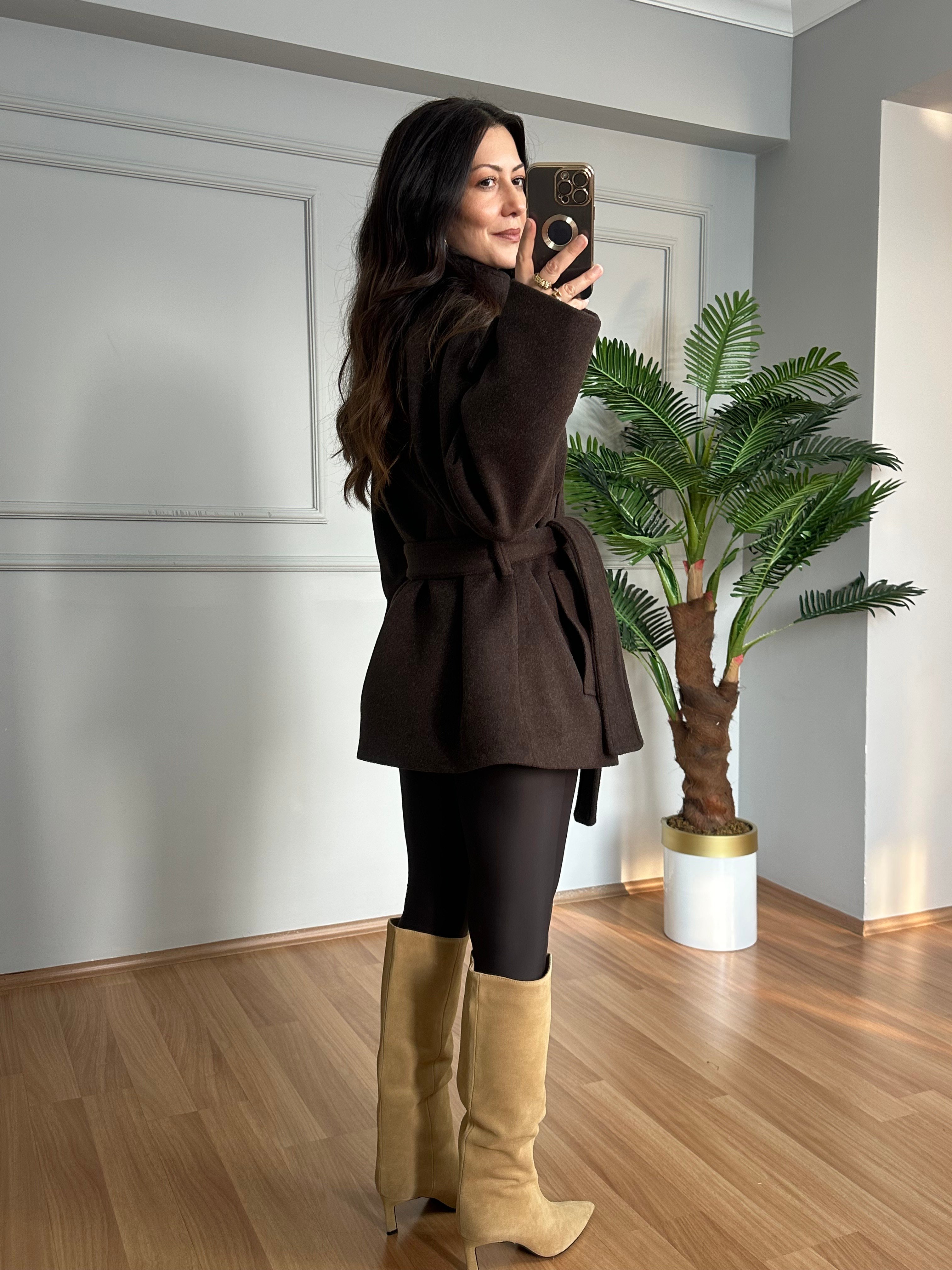 Milano Acı Kahve Premium Seri Kaşe Kaban