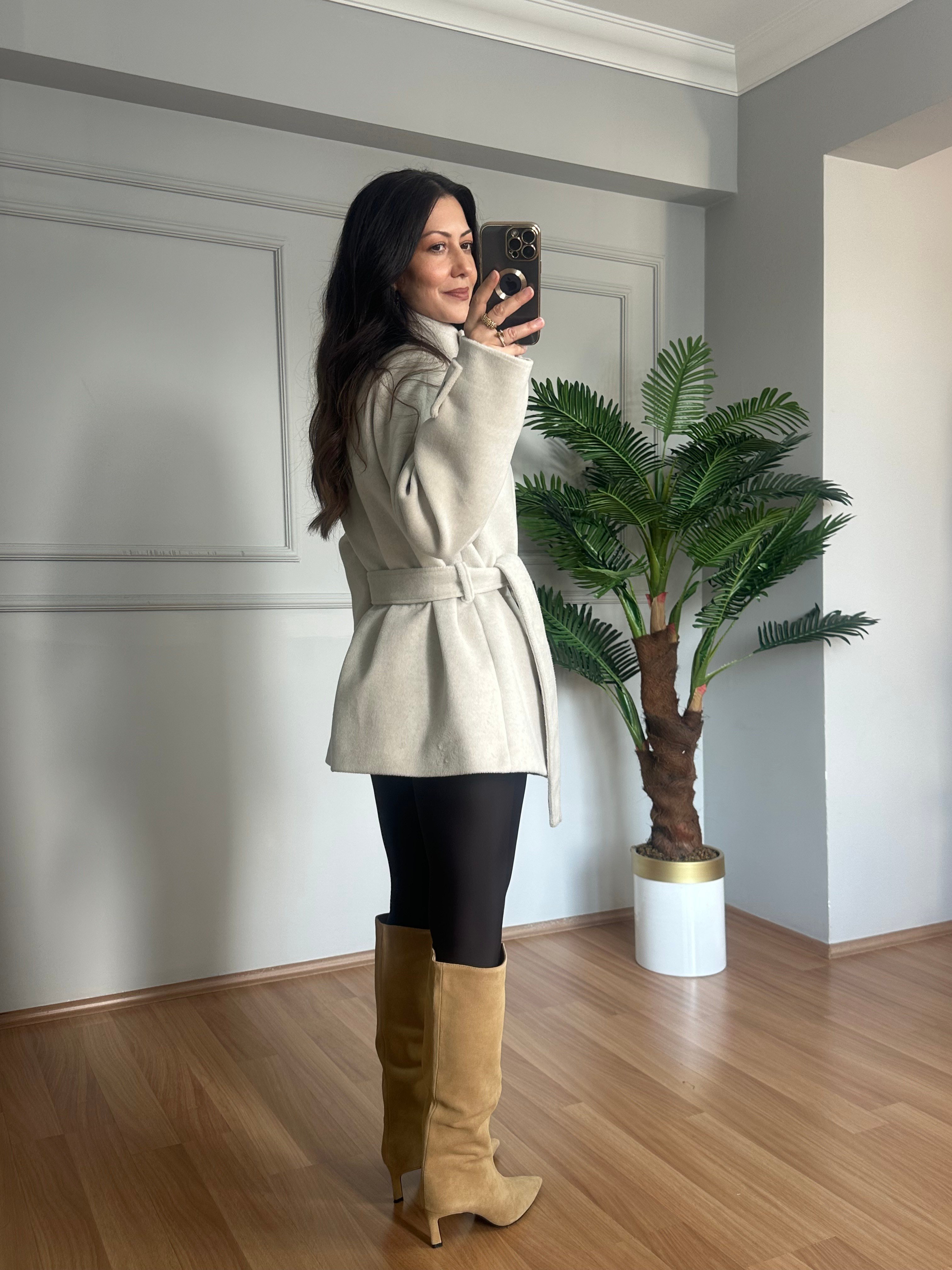 Milano Taş Premium Seri Kaşe Kaban
