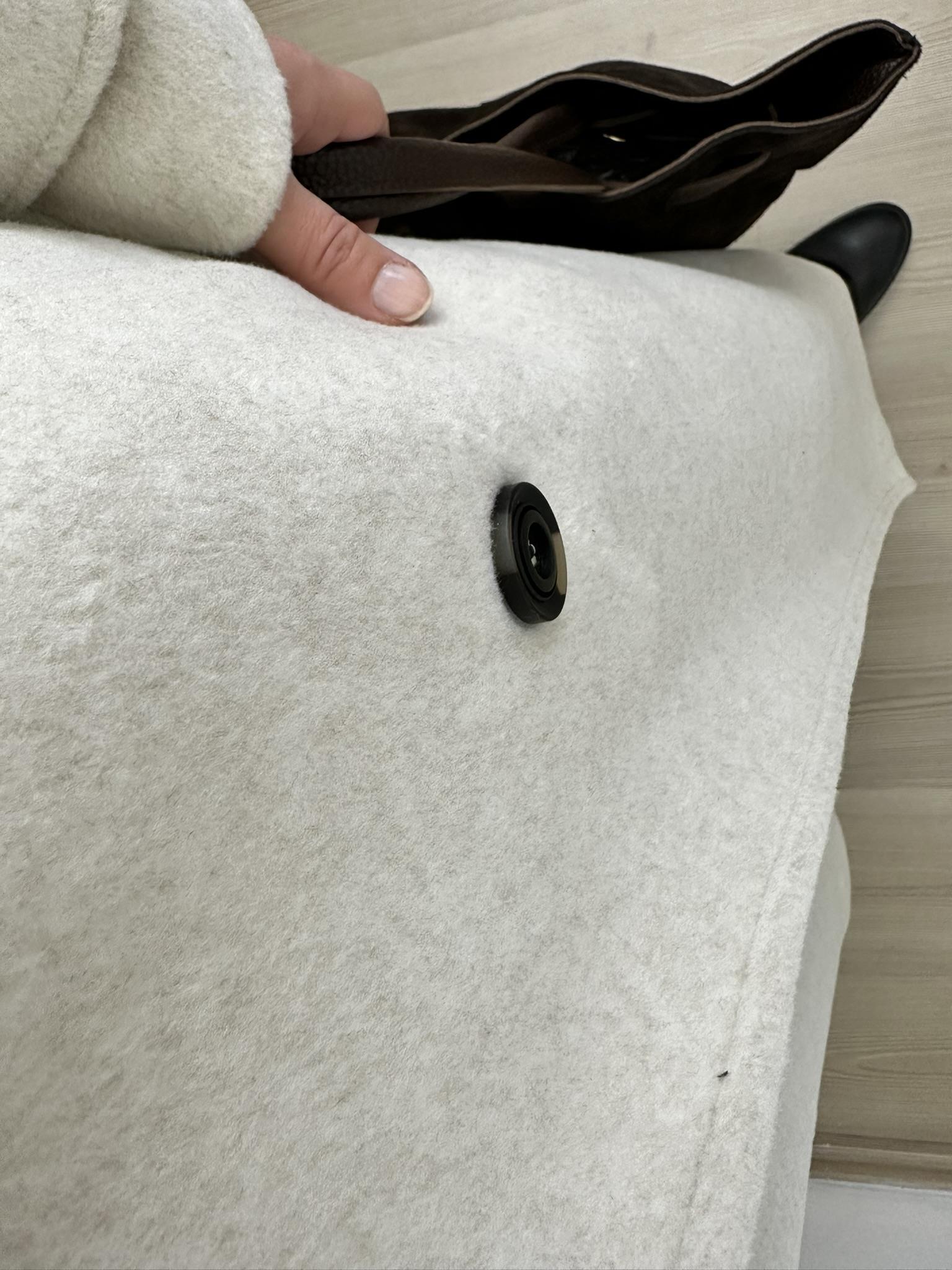 Roli Krem Premium Kalite Manşetli Kaban