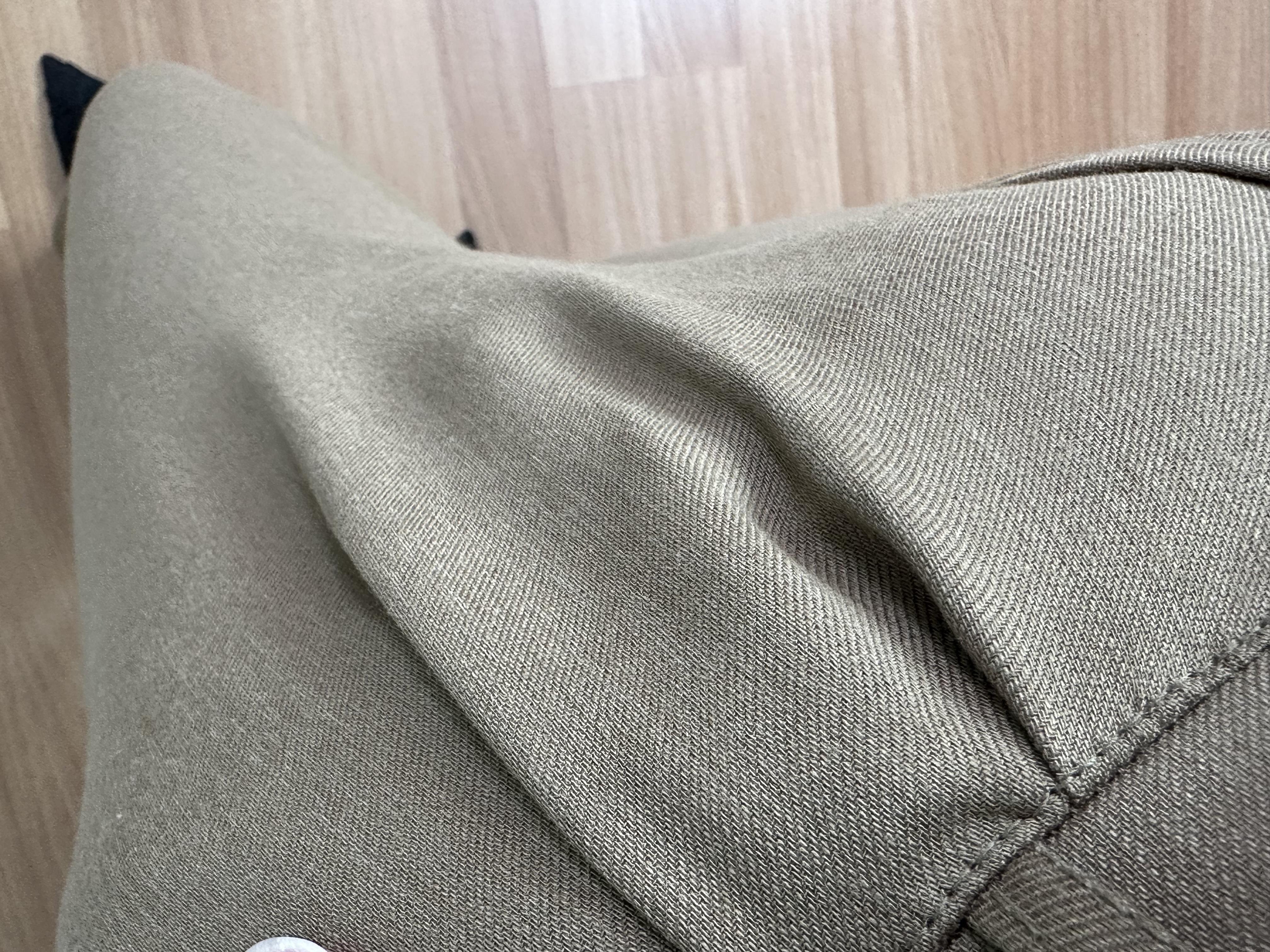 Sidya Vizon Beli Lastikli Pamuk Keten Palazzo Pantolon