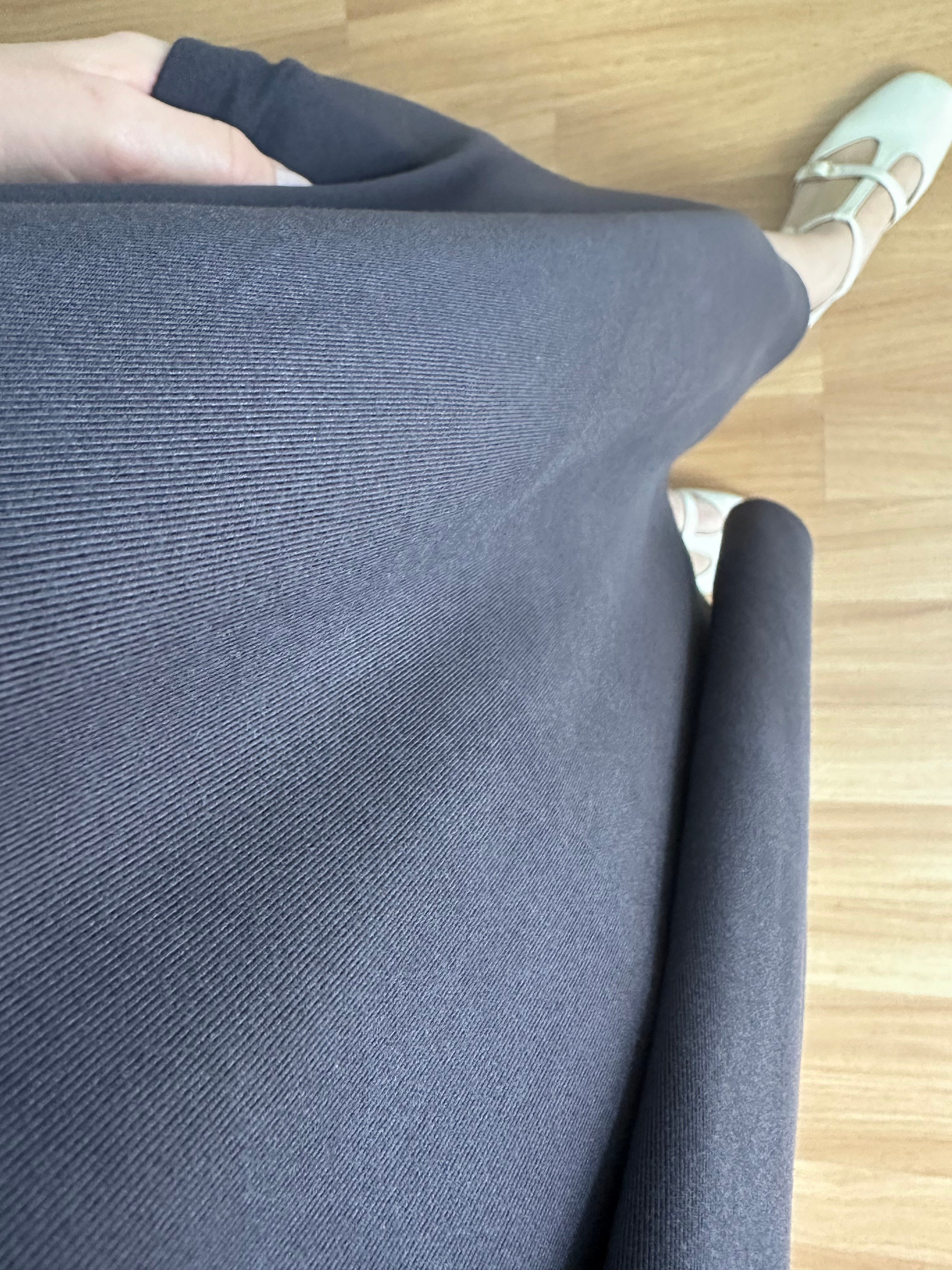 Sude Antrasit Yaka Detaylı Basic Elbise